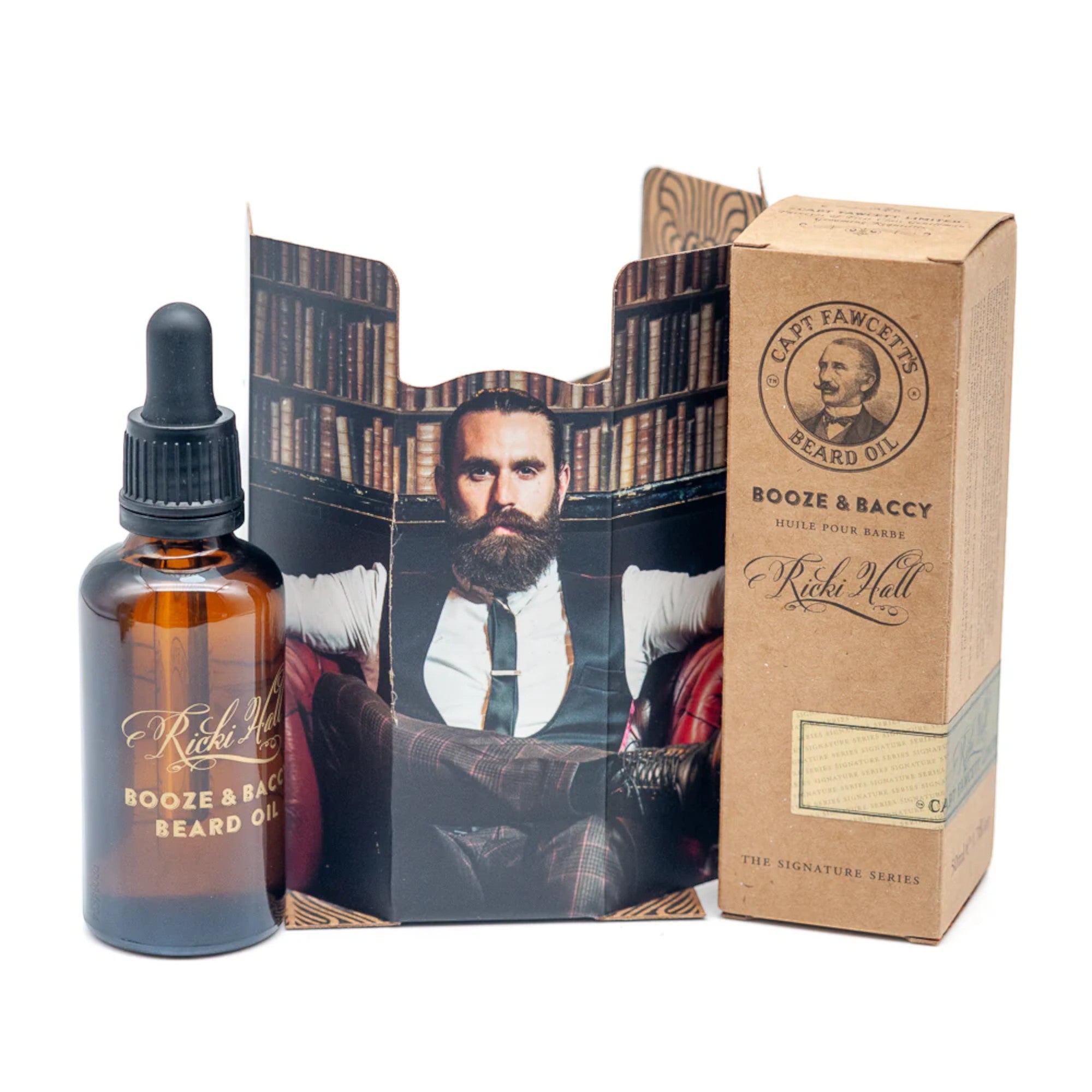 Captain Fawcett - Ricki Hall's Booze & Baccy Beard Oil
