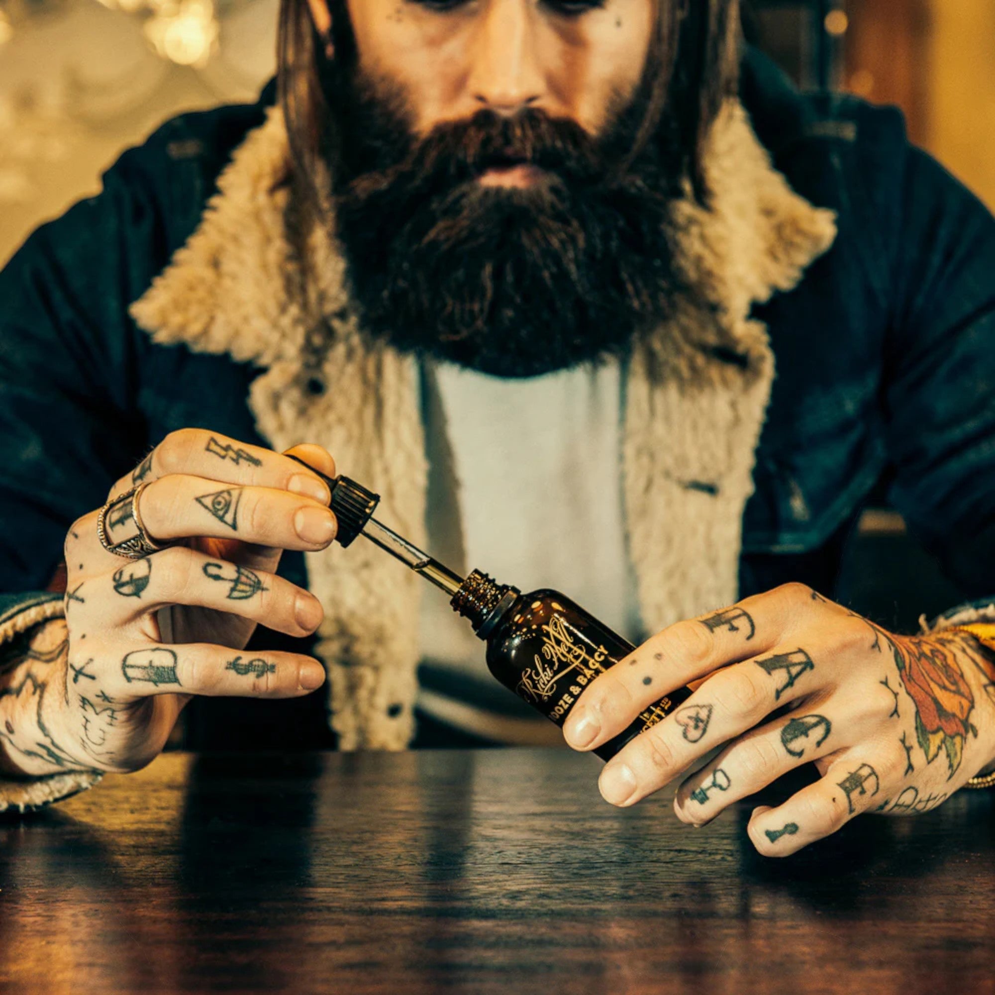 Captain Fawcett - Ricki Hall's Booze & Baccy Beard Oil