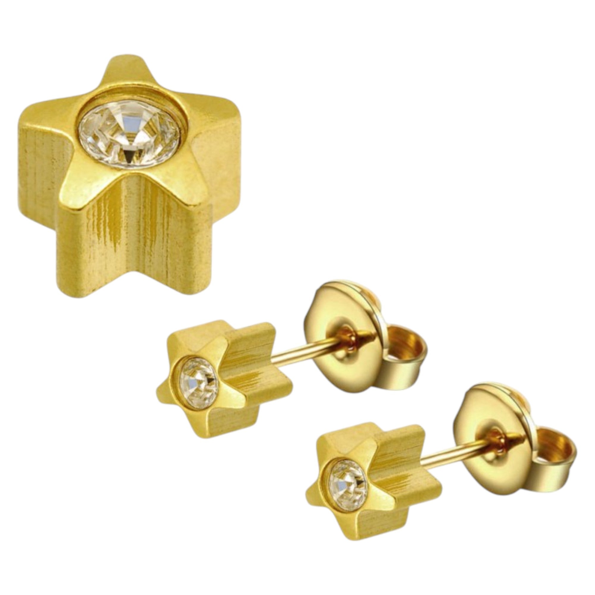 Caflon - Stud Earrings Regular April Birthstones