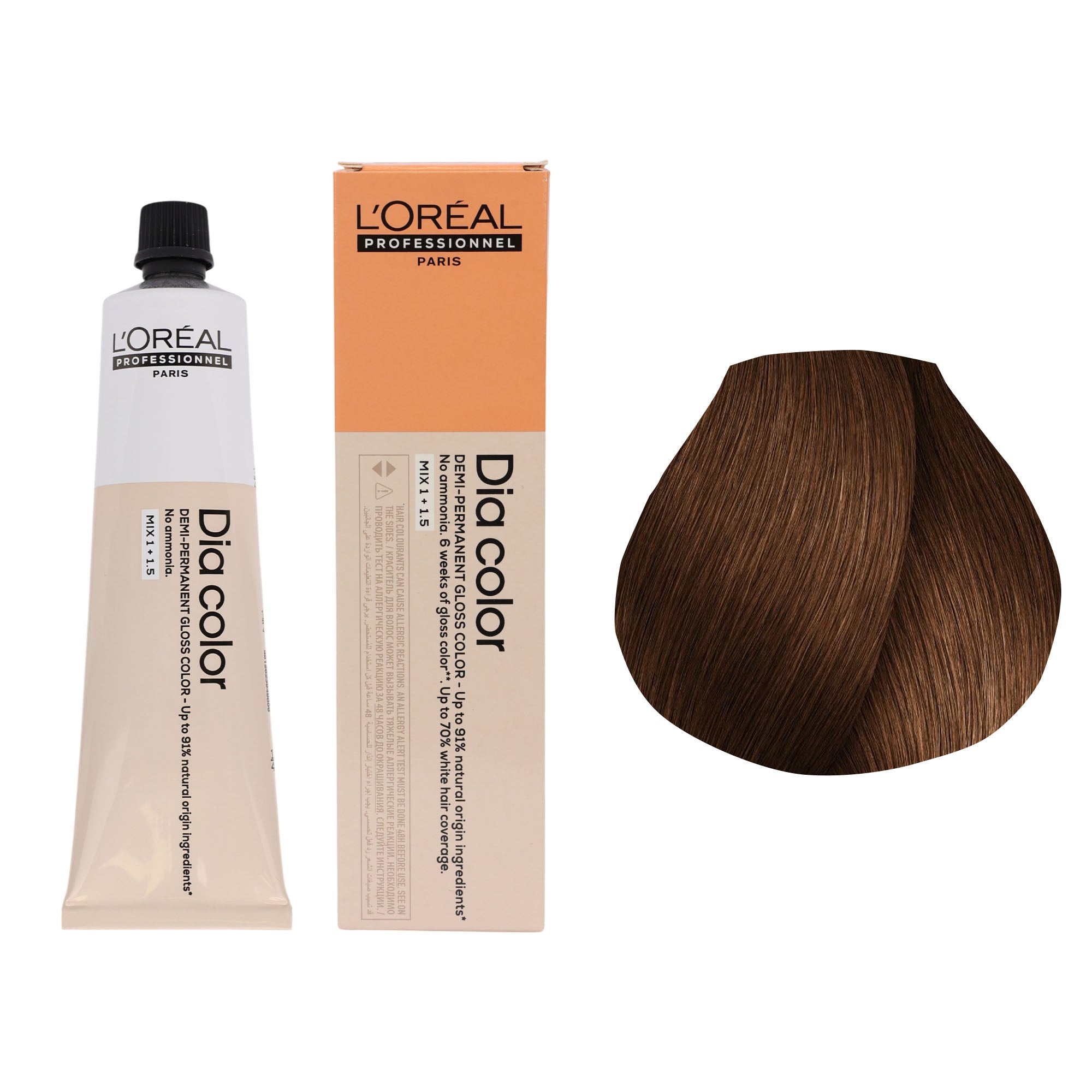 Loreal Professionnel - Dia Color Demi Permanent Gloss Hair Colour Copper Series 60ml