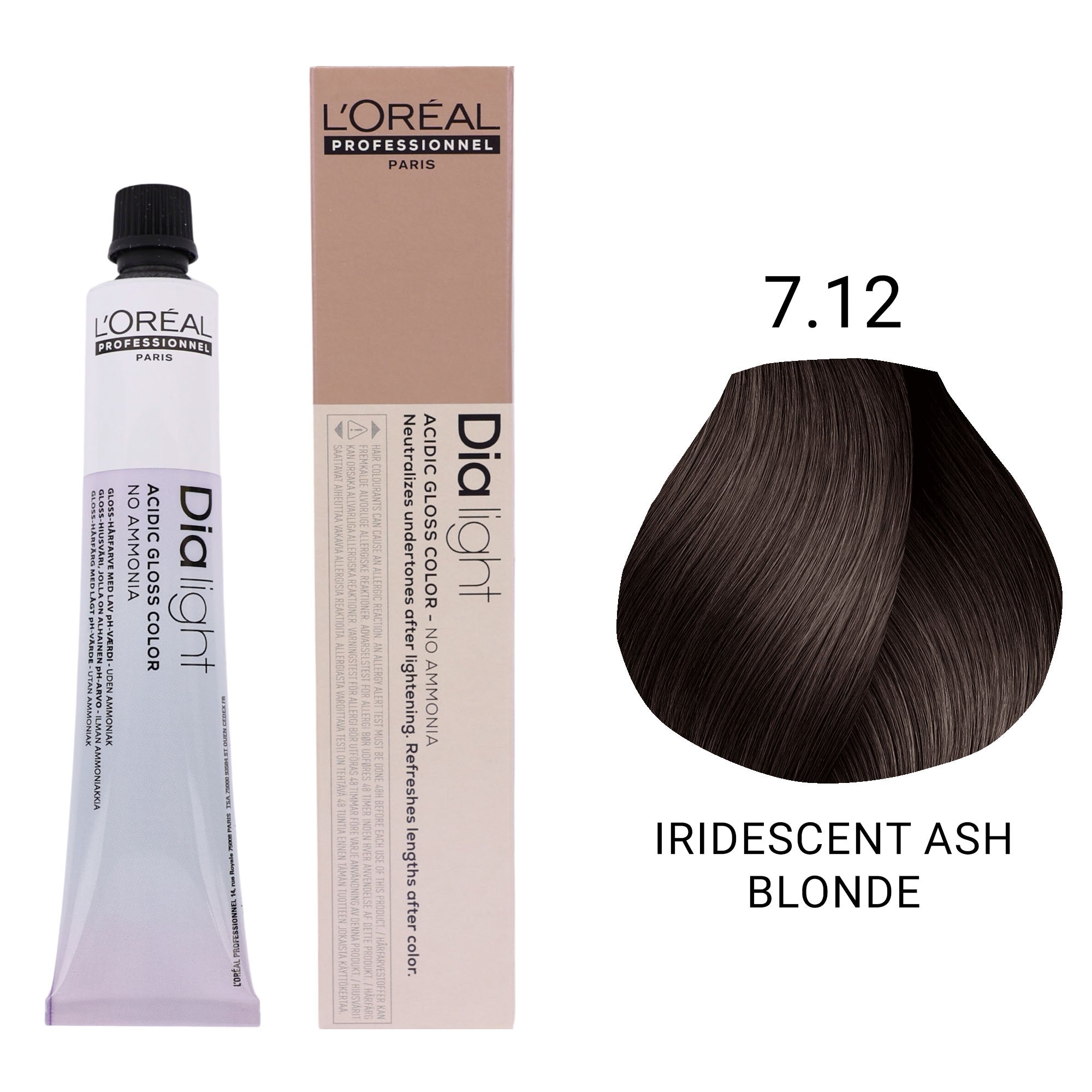 Loreal Professionnel - Dia Light Demi Permanent Acidic Gloss Hair Colour Cool Brown Series 50ml