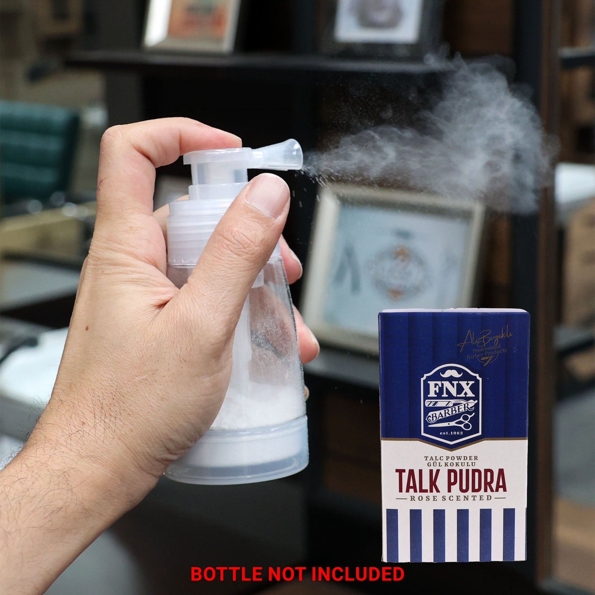 Fnx Barber - Talc Powder Rose 250g