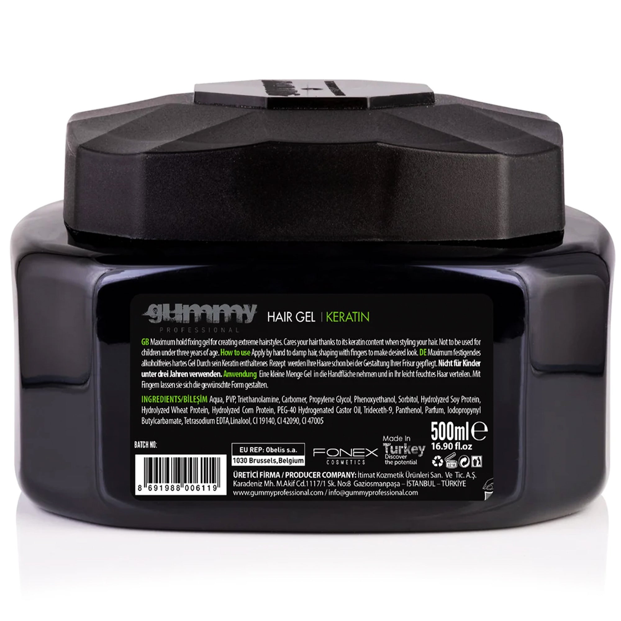 Gummy - Hair Gel Extreme Look Keratin 500ml