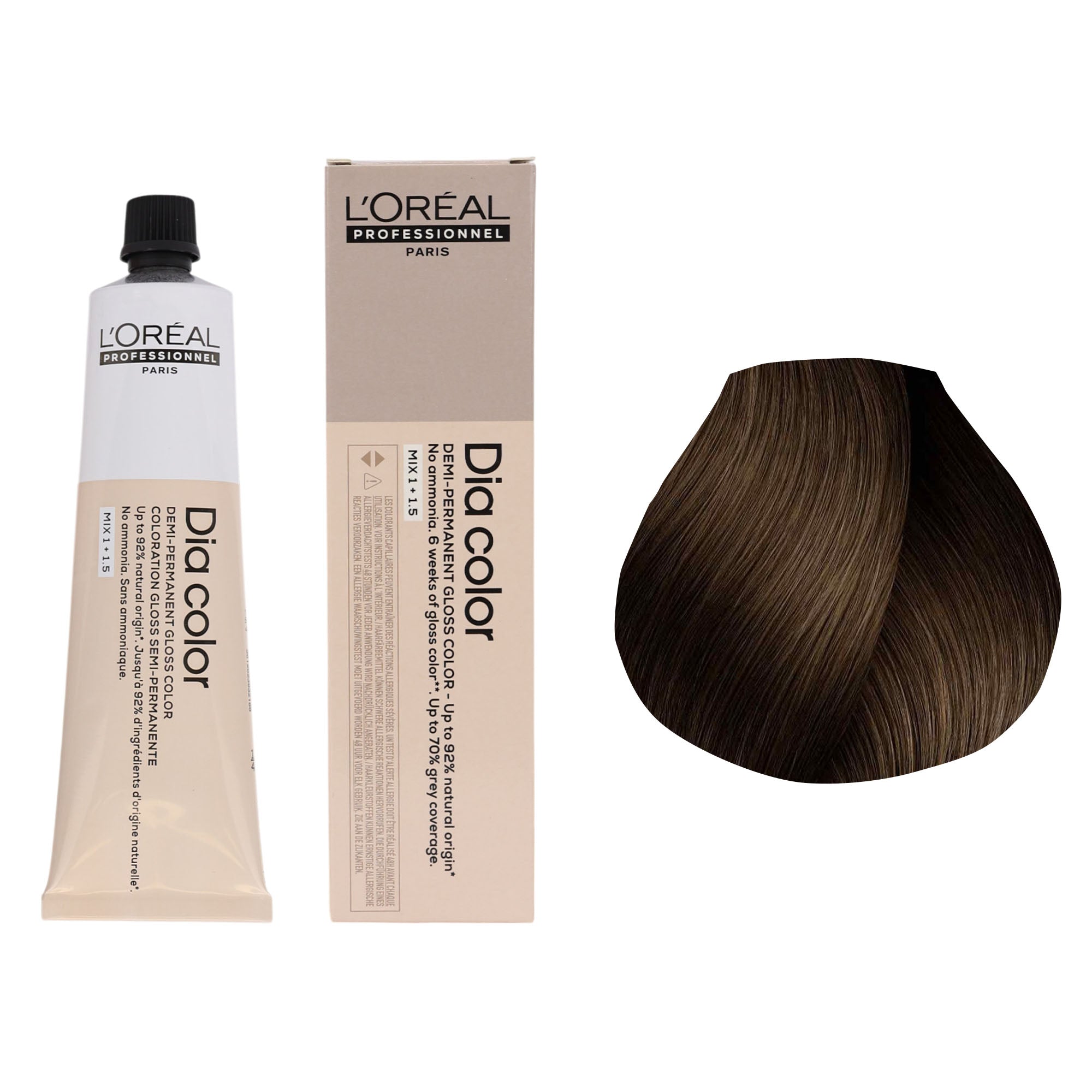 Loreal Professionnel - Dia Color Demi Permanent Gloss Hair Colour Brown Series 60ml