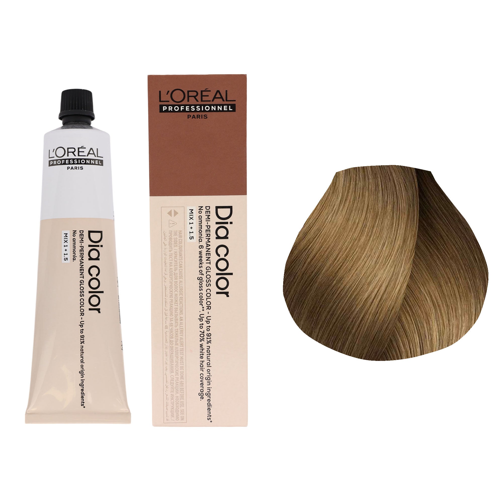 Loreal Professionnel - Dia Color Demi Permanent Gloss Hair Colour Warm Brown Series 60ml