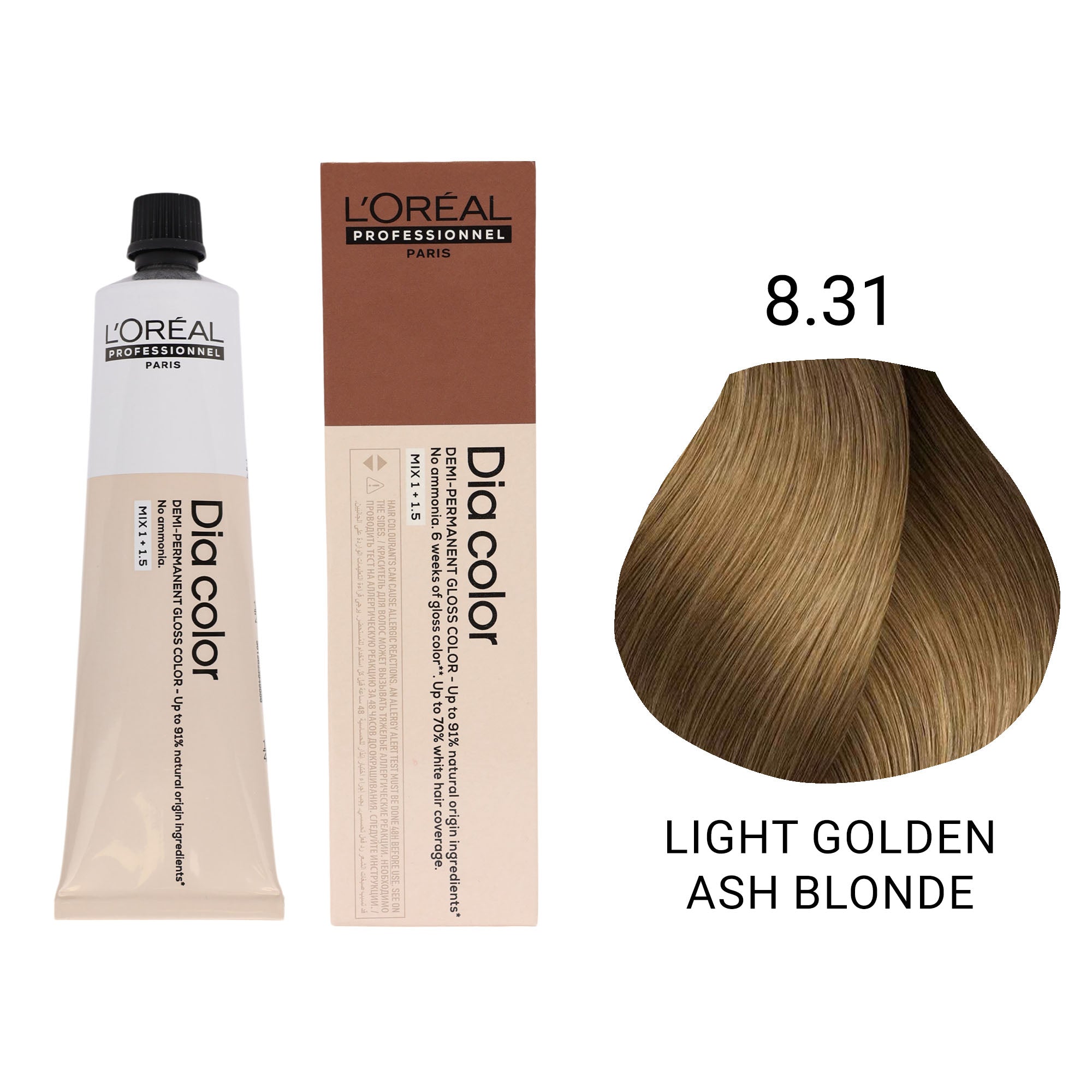 Loreal Professionnel - Dia Color Demi Permanent Gloss Hair Colour Warm Brown Series 60ml