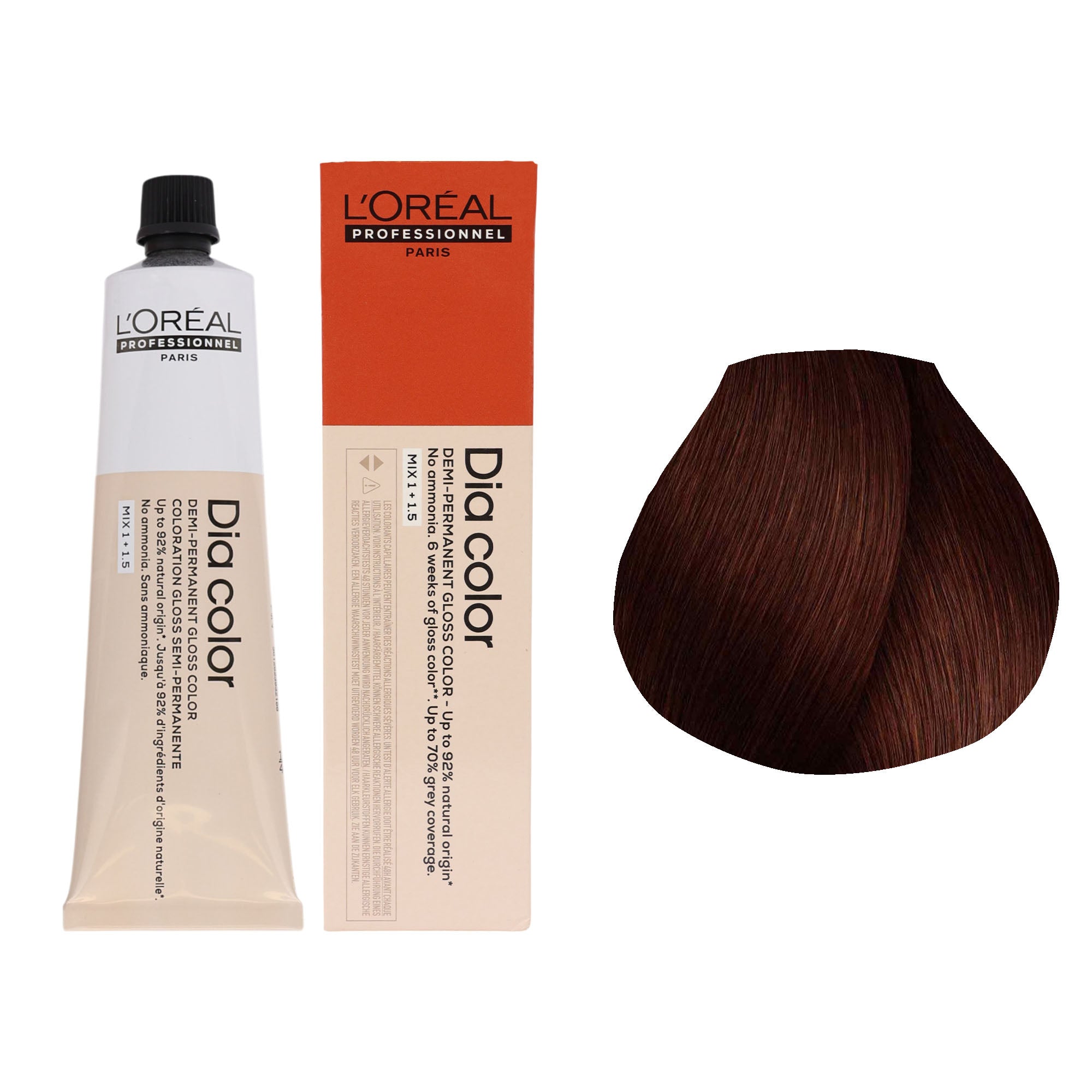 Loreal Professionnel - Dia Color Demi Permanent Gloss Hair Colour Red Series 60ml