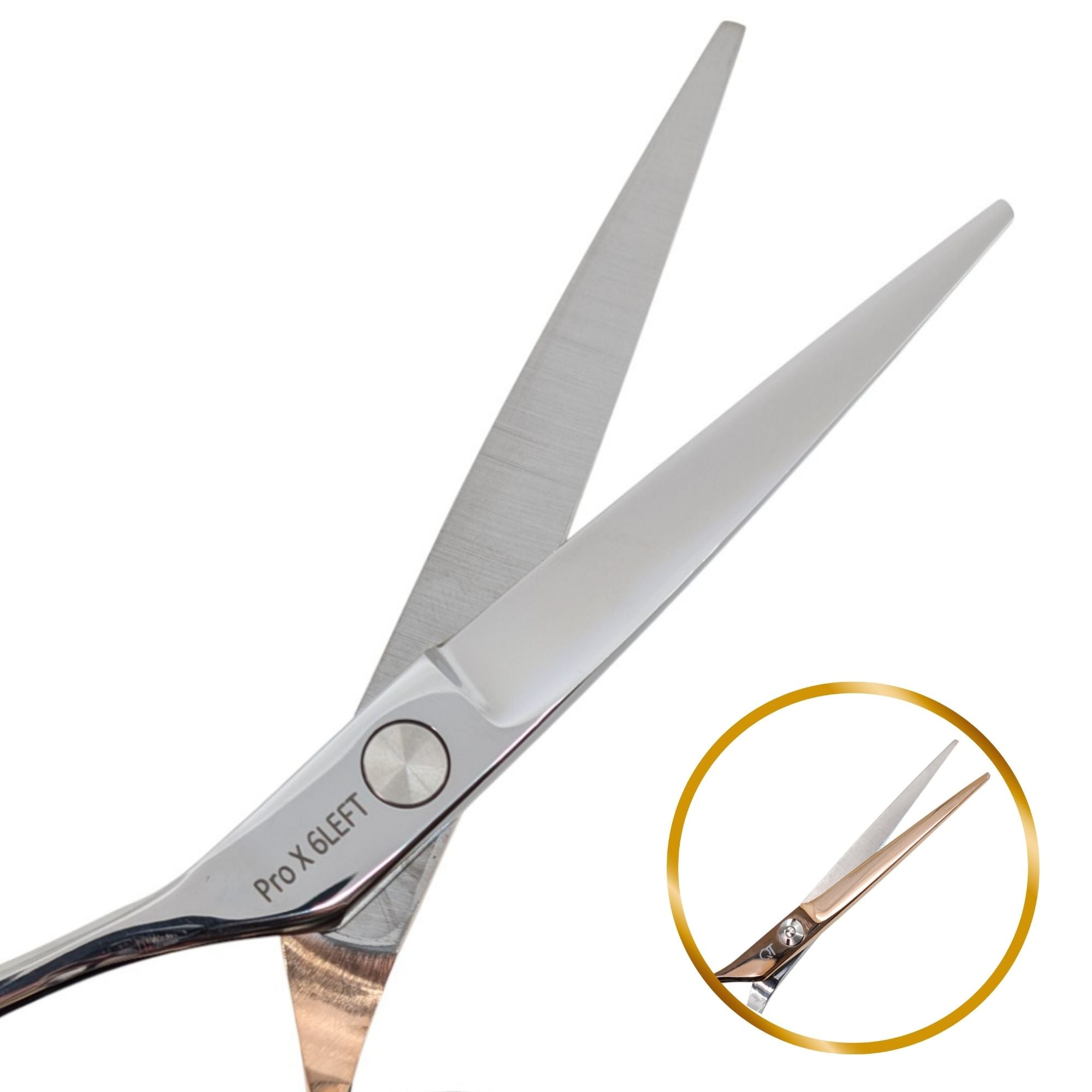 QT Quality Tools - Pro-X Series Professional Left Handed Hairdressing Scissors 6.0 inch (15.5cm)