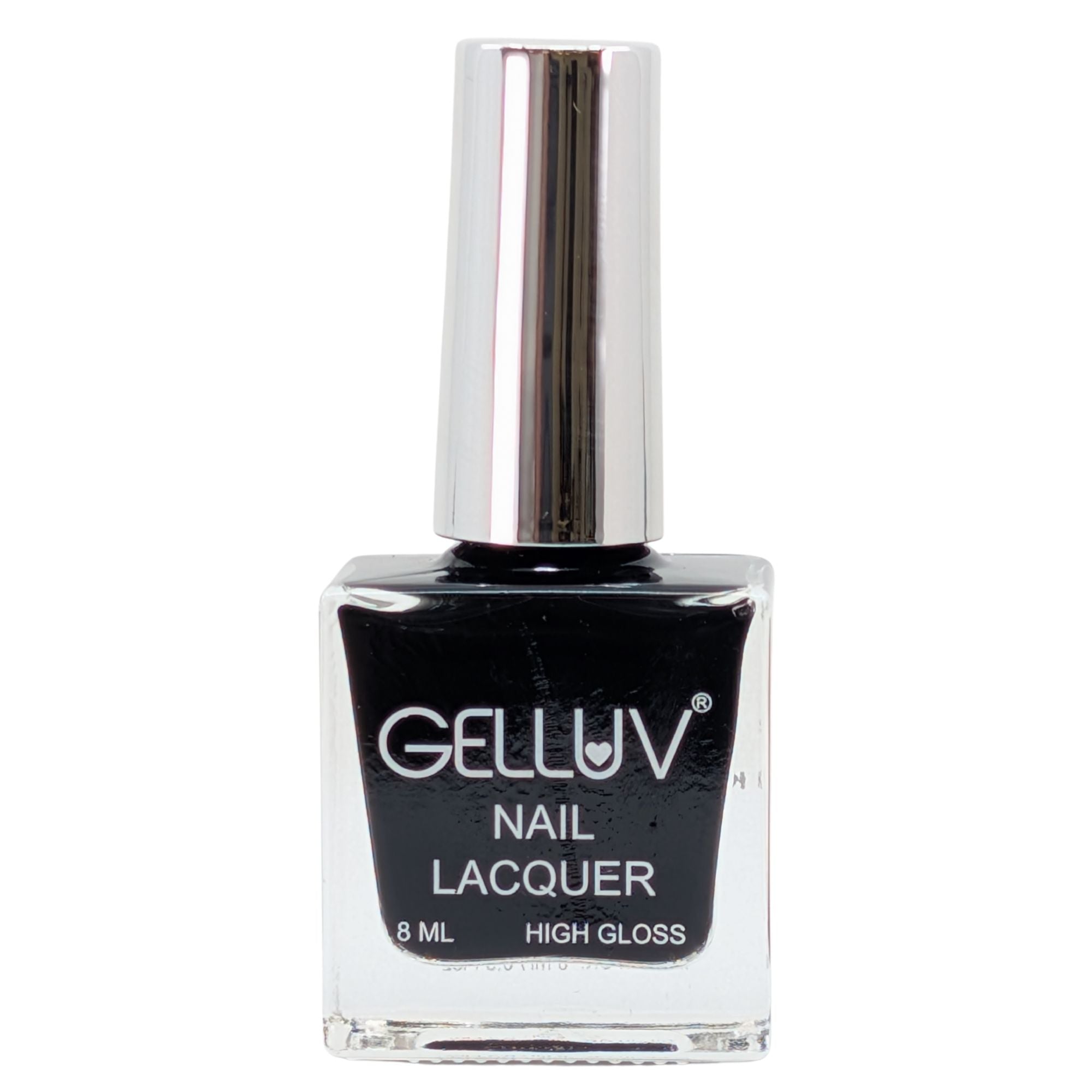 Gelluv - Nail Lacquer Jet Black 8ml