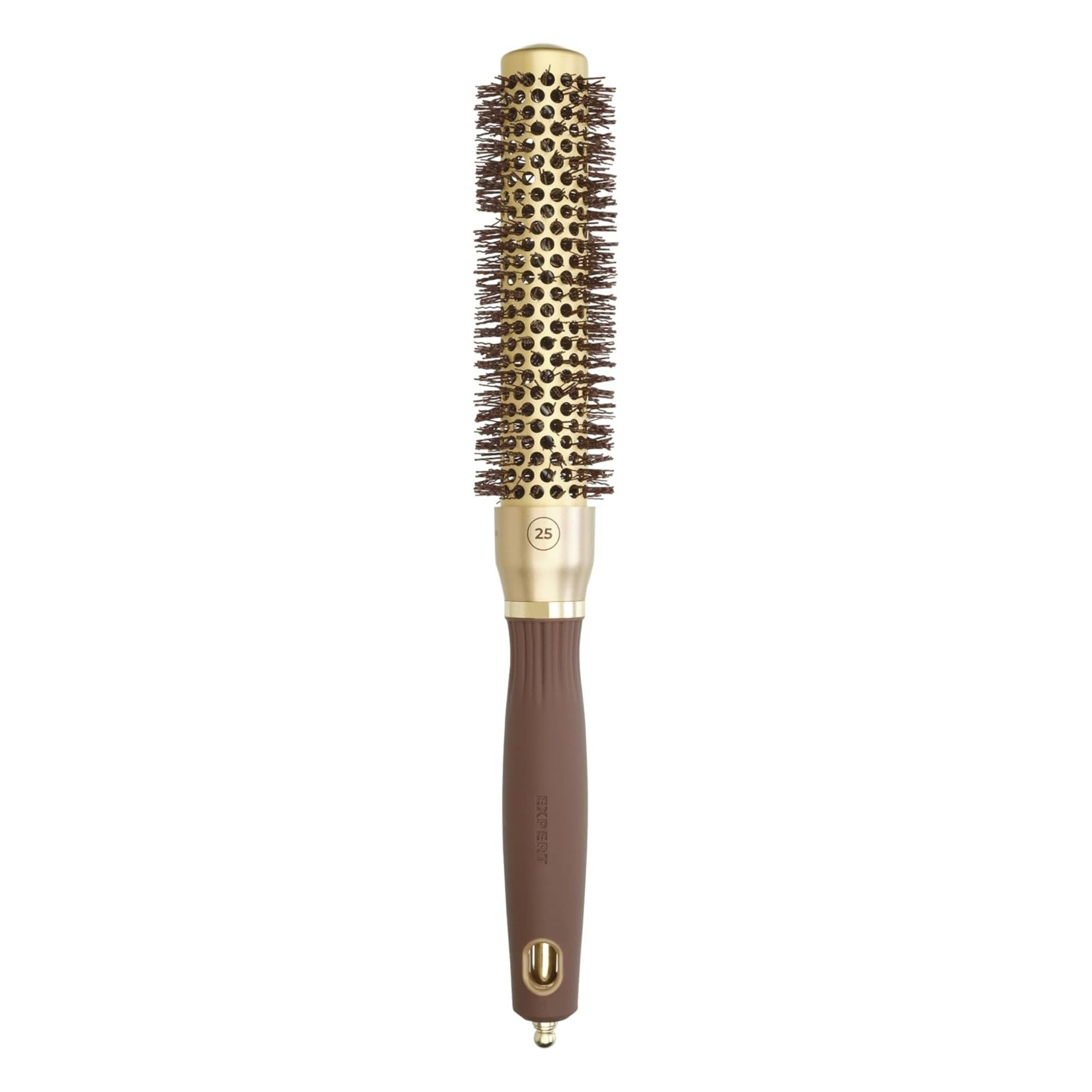 Olivia Garden - Expert Blowout Shine Wavy Bristles Gold & Brown 25mm