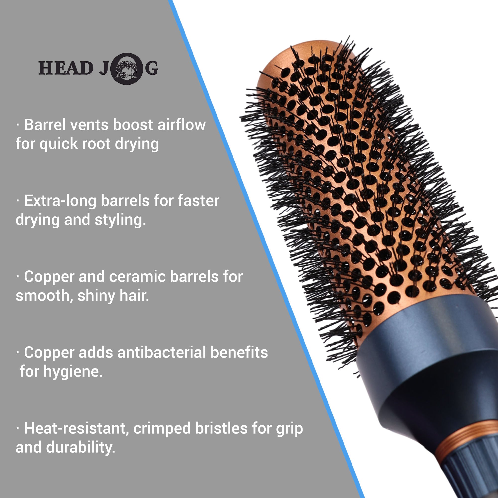 Head Jog - Twilight XL Radial Round Brush