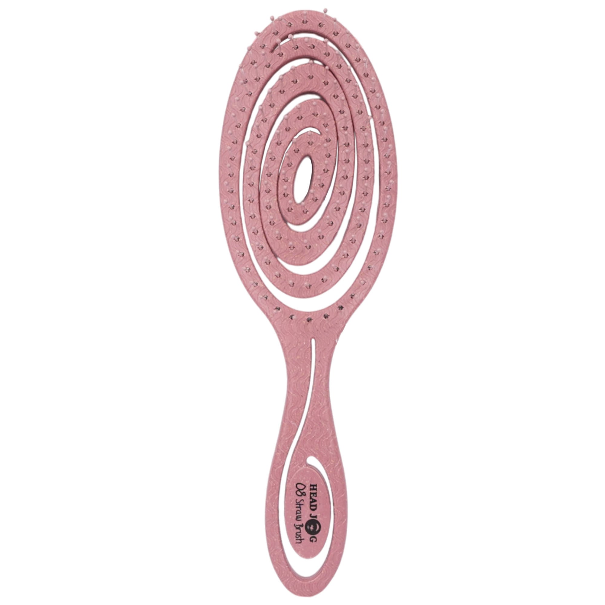 Head Jog - Detangler Straw Brushes Nude Blush Collection