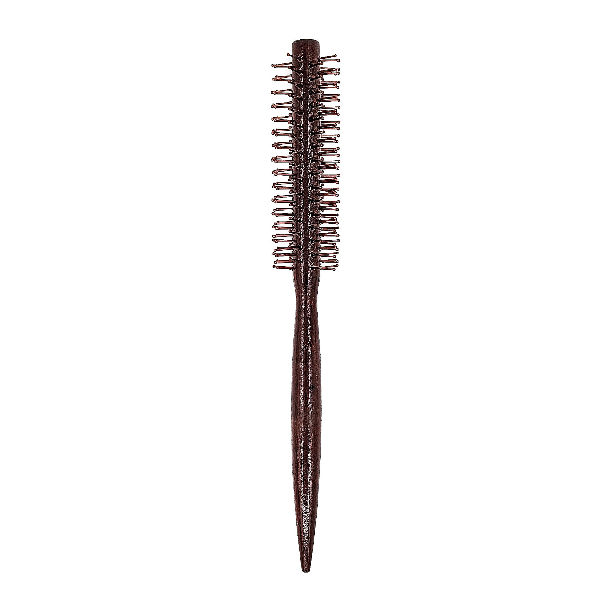 Eson - Radial Hair Brush Dark Wooden Pointed Tail Handle 23x4cm
