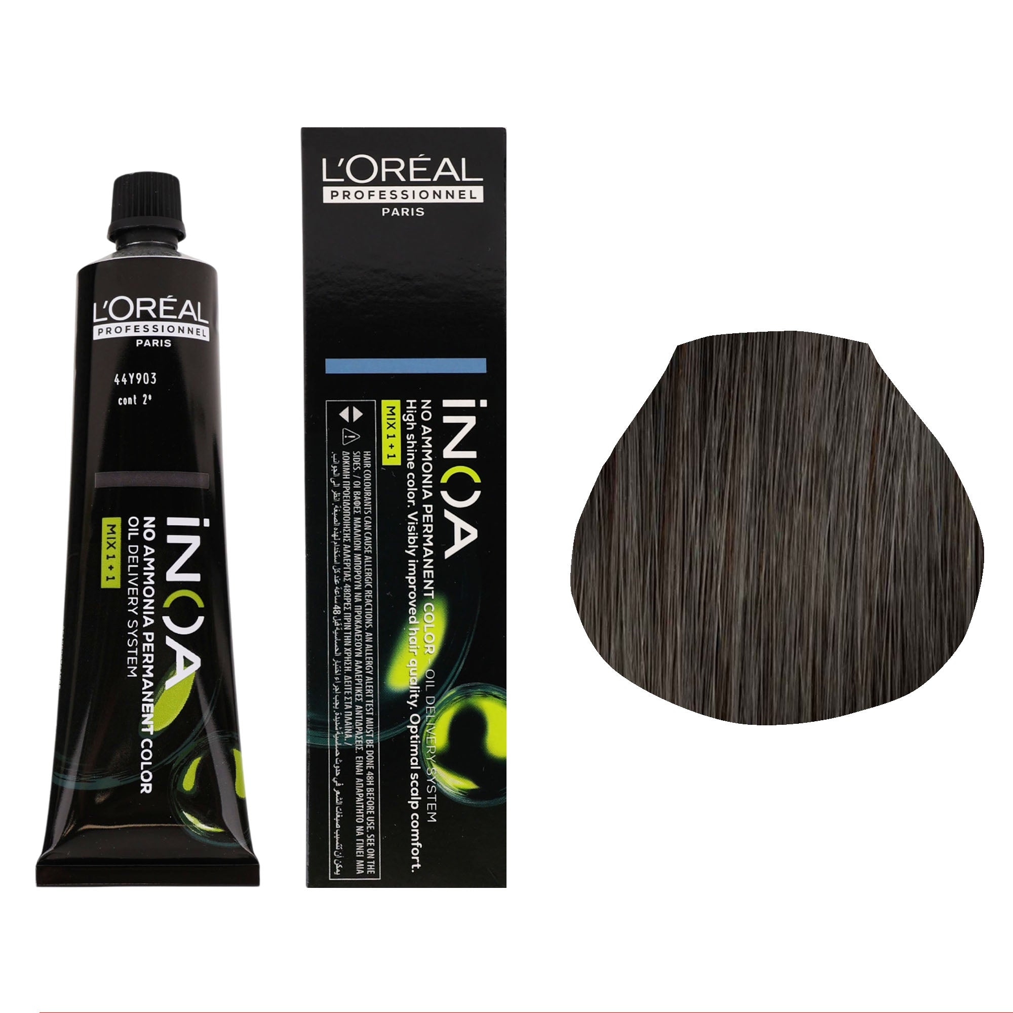Loreal Professionnel - INOA No Ammonia Permanent Hair Colour Ash Series 60ml