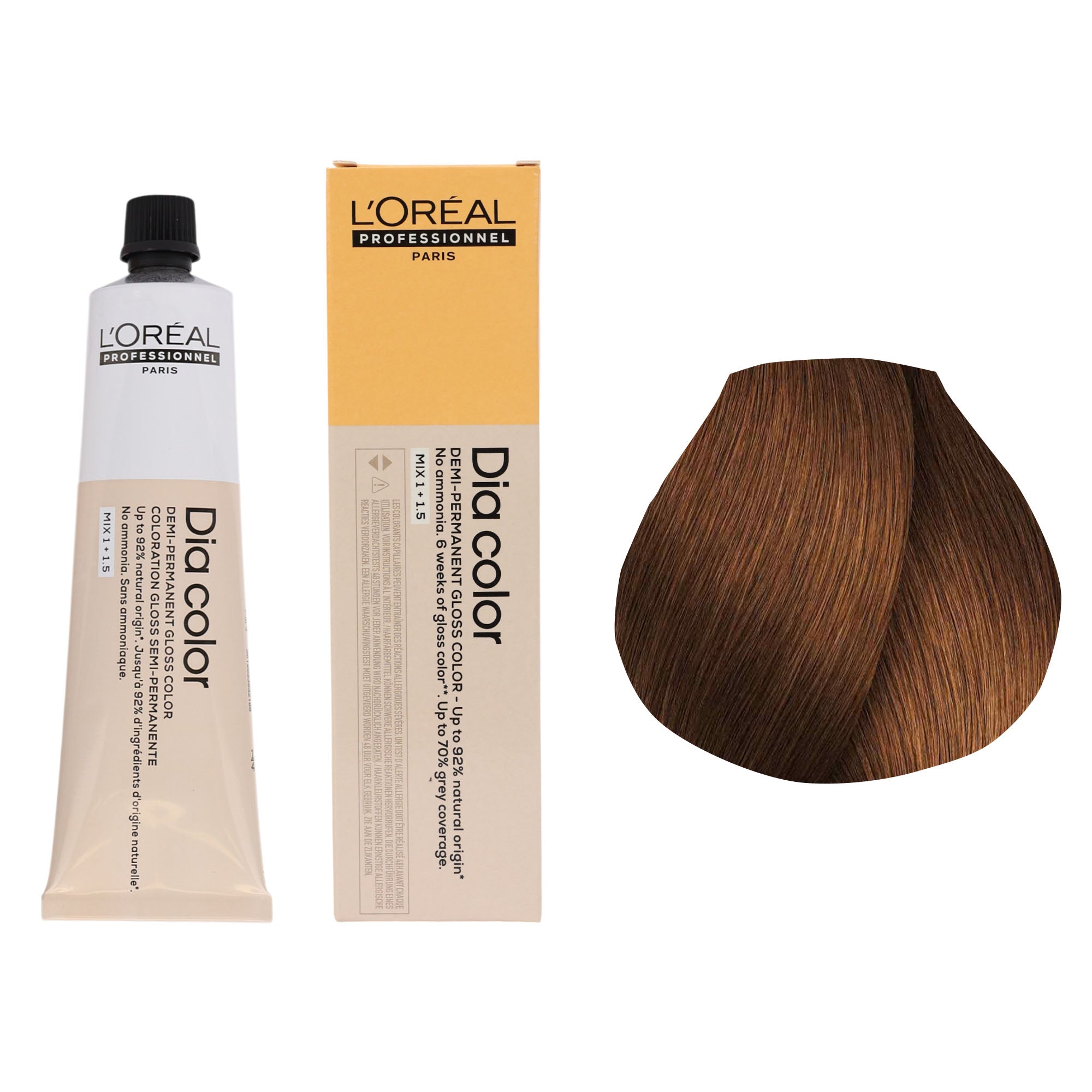 Loreal Professionnel - Dia Color Demi Permanent Gloss Hair Colour Gold Series 60ml