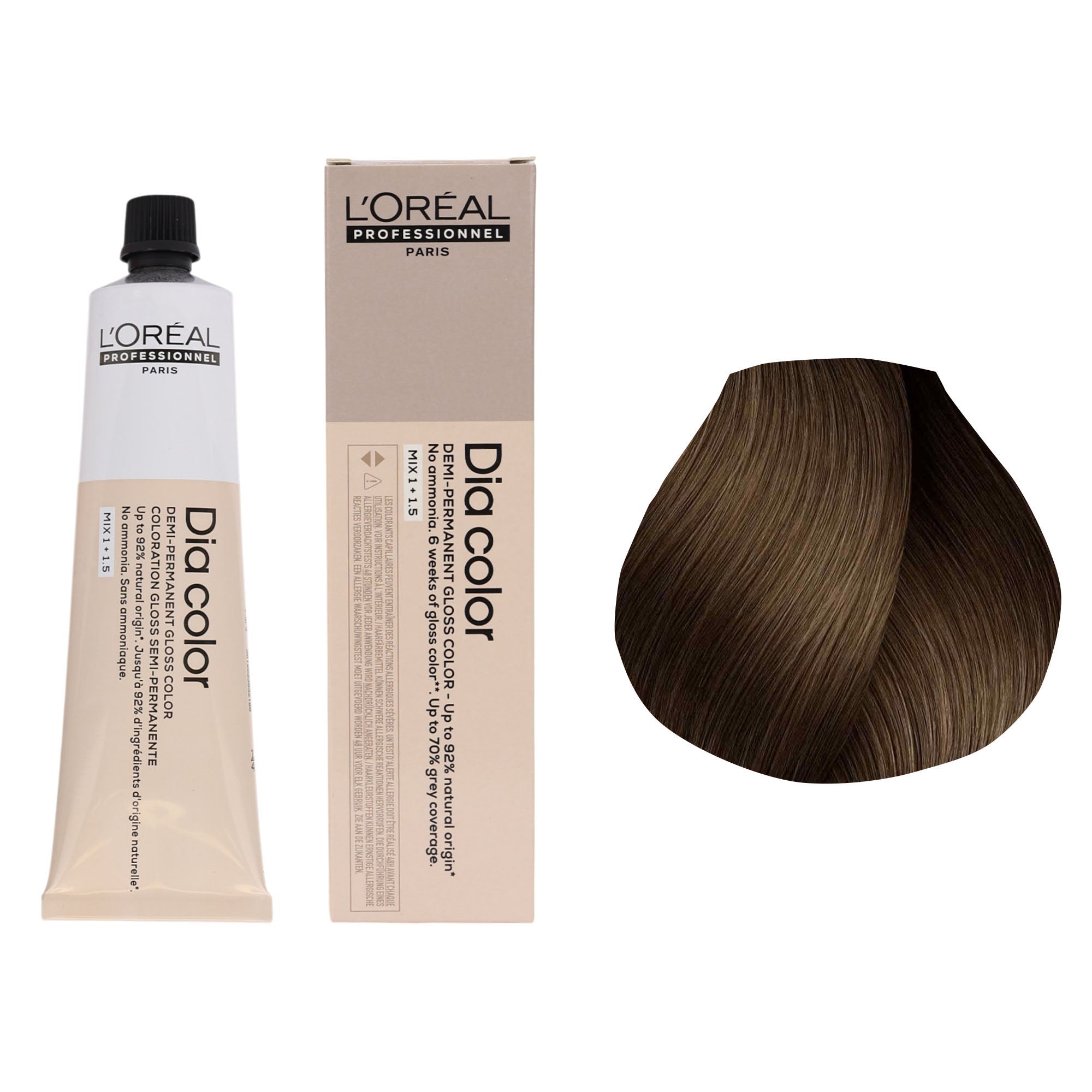Loreal Professionnel - Dia Color Demi Permanent Gloss Hair Colour Brown Series 60ml