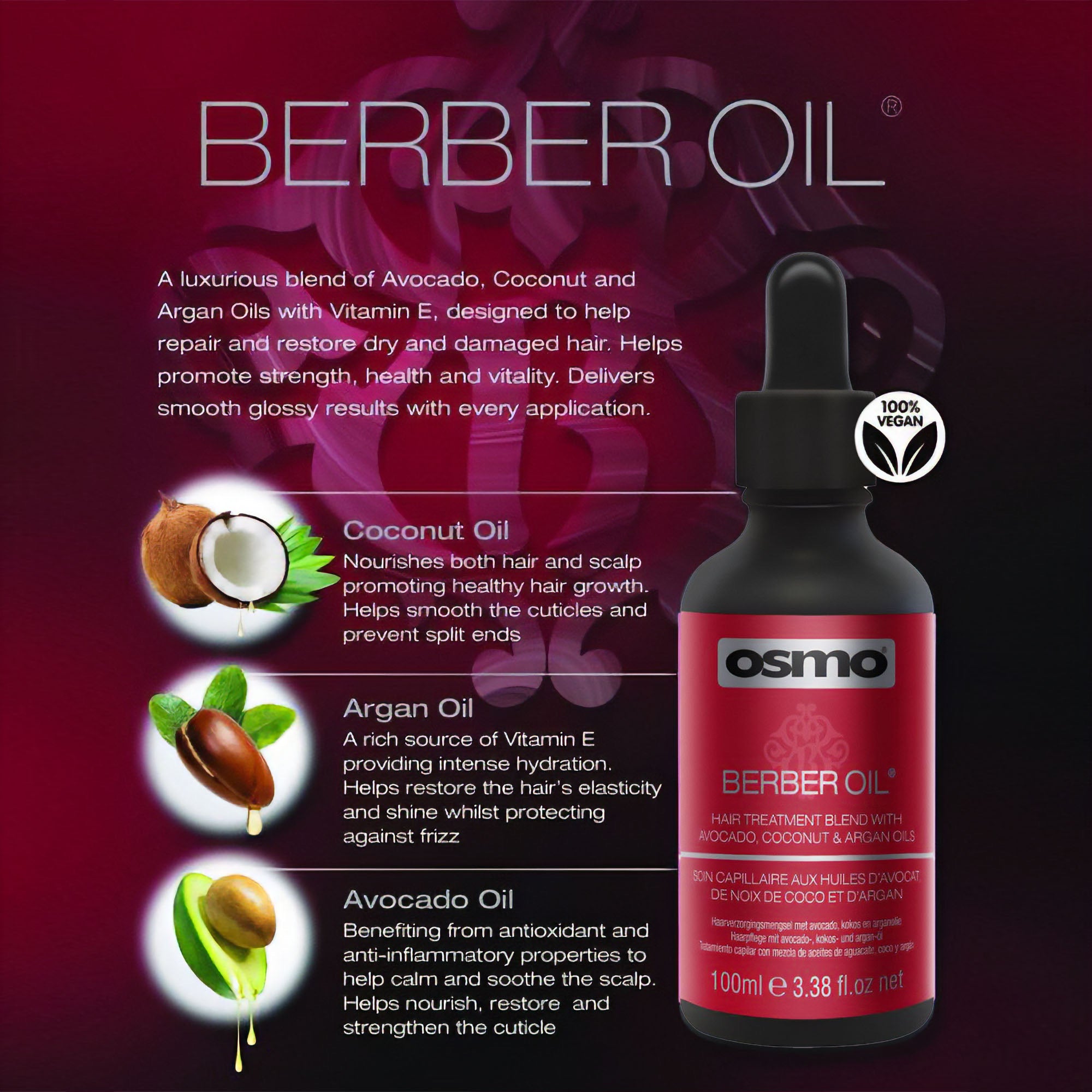 Osmo - Berber Oil Hair Treatment 100ml