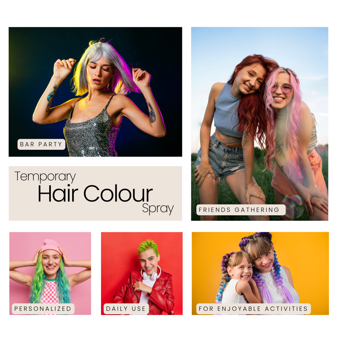 Gabri Professional - Pro Temporary Hair Colour Shimmer Spray Dark Brown 150ml