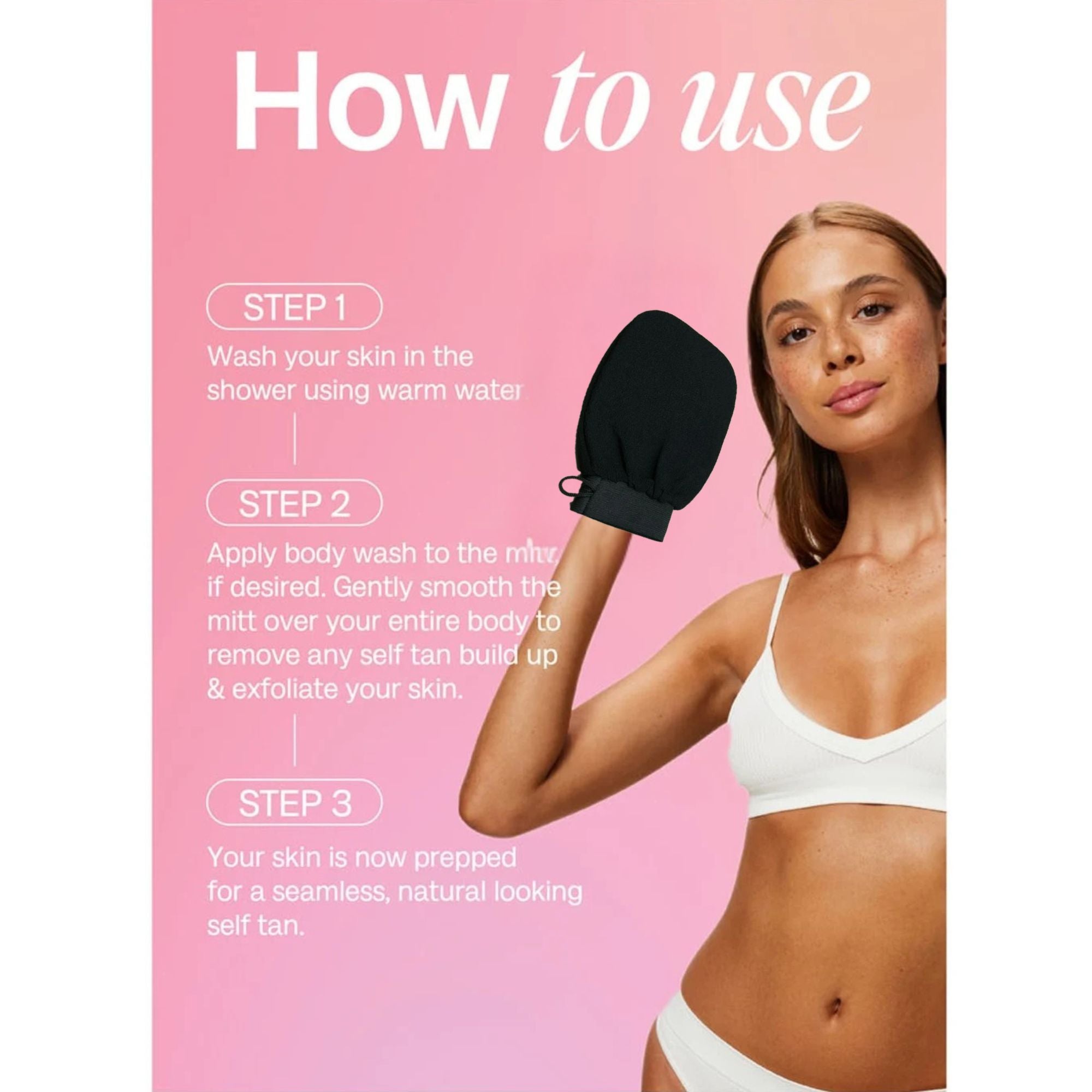 SalonServe - Tan Off Exfoliating Mitt