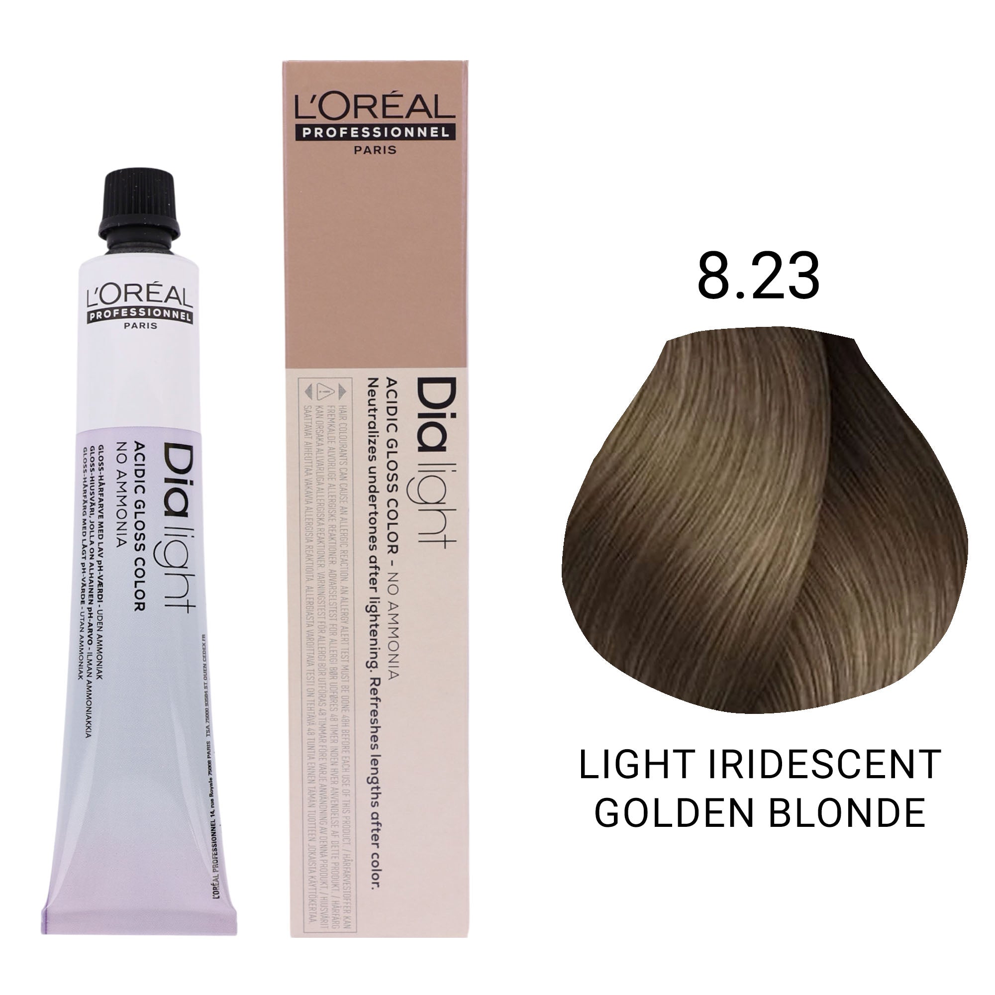 Loreal Professionnel - Dia Light Demi Permanent Acidic Gloss Hair Colour Cool Brown Series 50ml