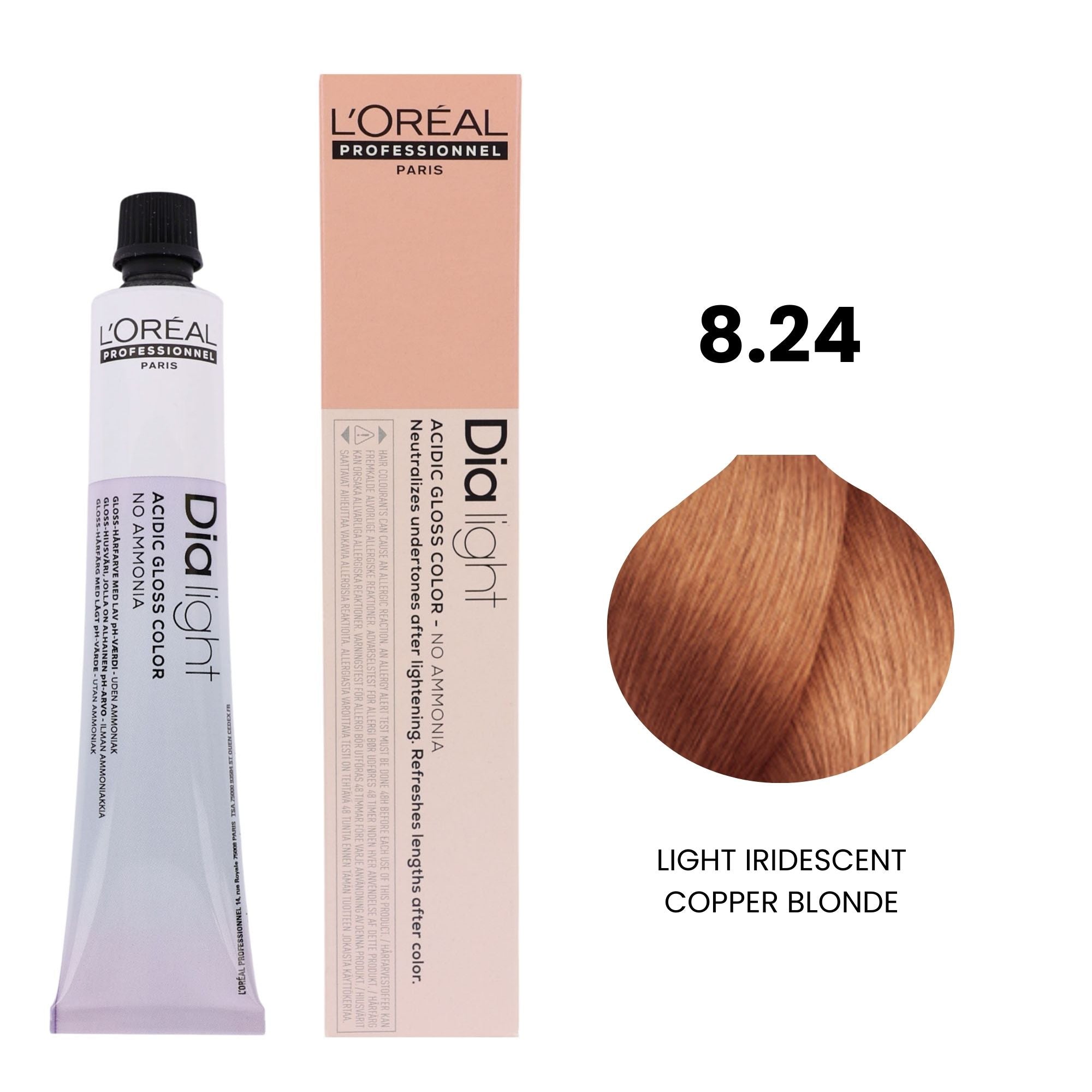Loreal Professionnel - Dia Light Demi Permanent Acidic Gloss Hair Colour Warm Series 50ml