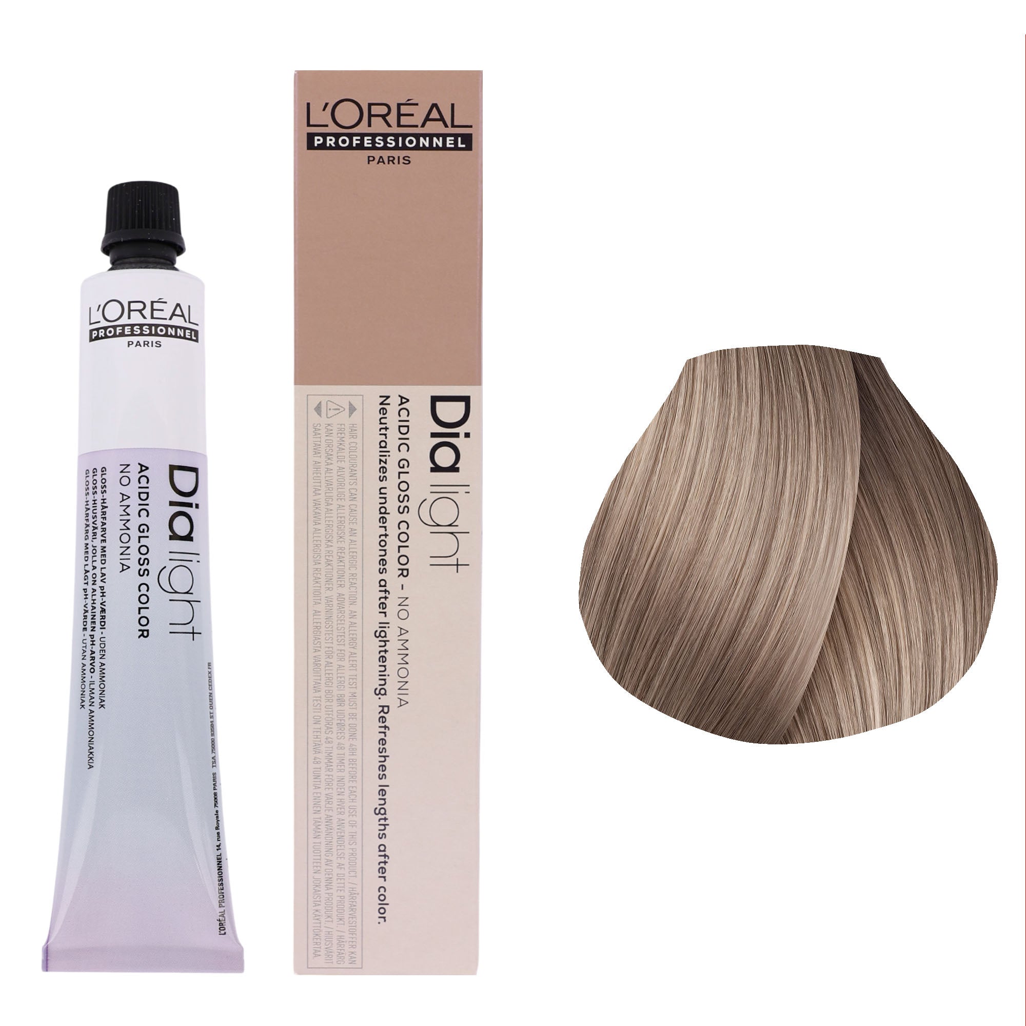 Loreal Professionnel - Dia Light Demi Permanent Acidic Gloss Hair Colour Mocha Series 50ml