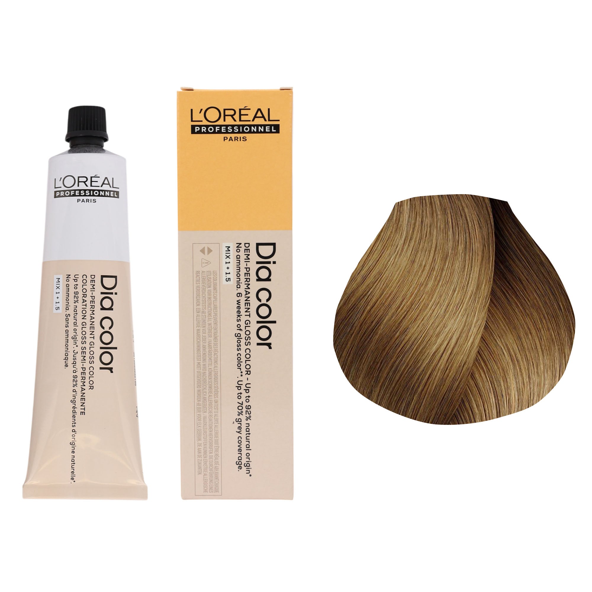 Loreal Professionnel - Dia Color Demi Permanent Gloss Hair Colour Gold Series 60ml