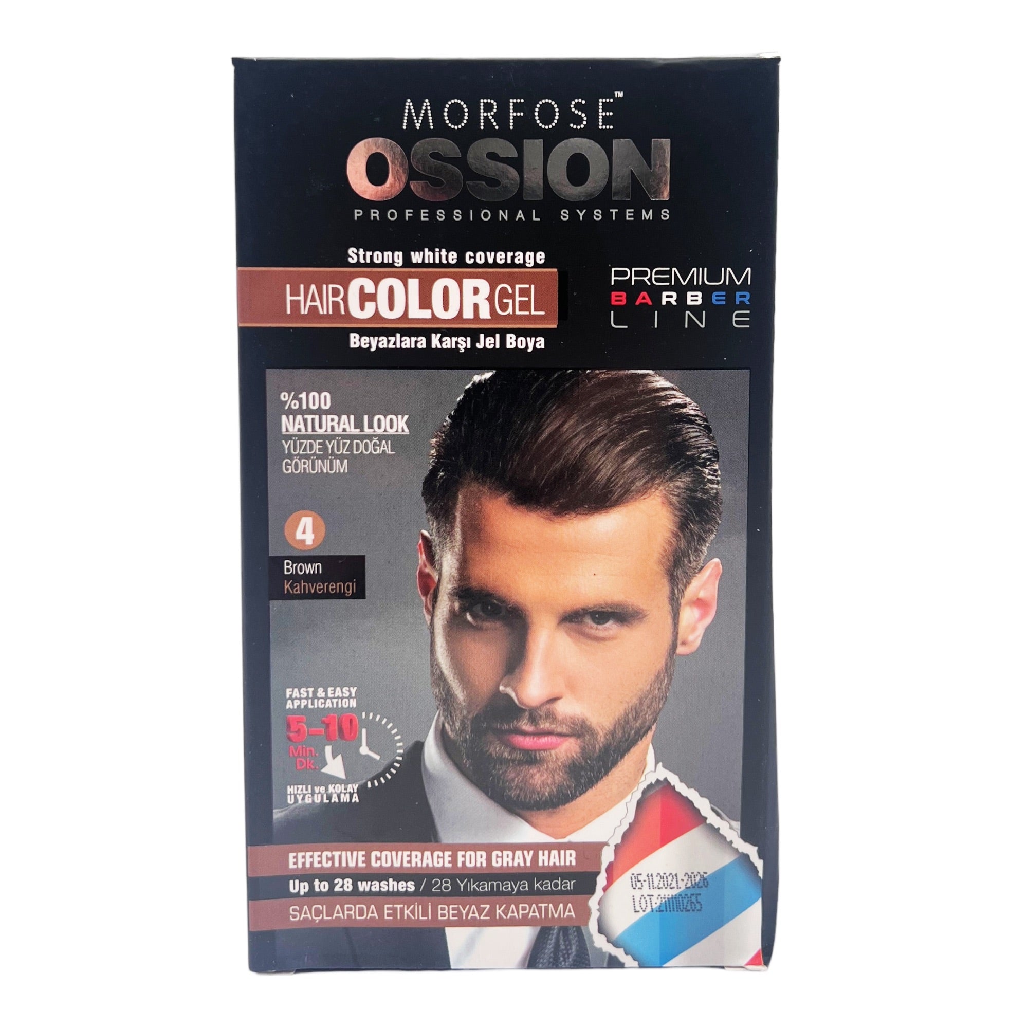 Morfose - Ossion Hair Color Gel 4 Brown 40ml