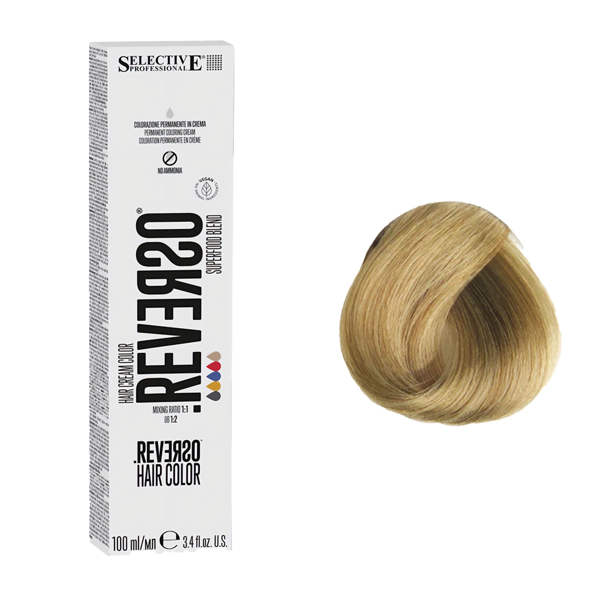 Selective Professional - Reverso Hair Cream Colour Golden Series 100ml