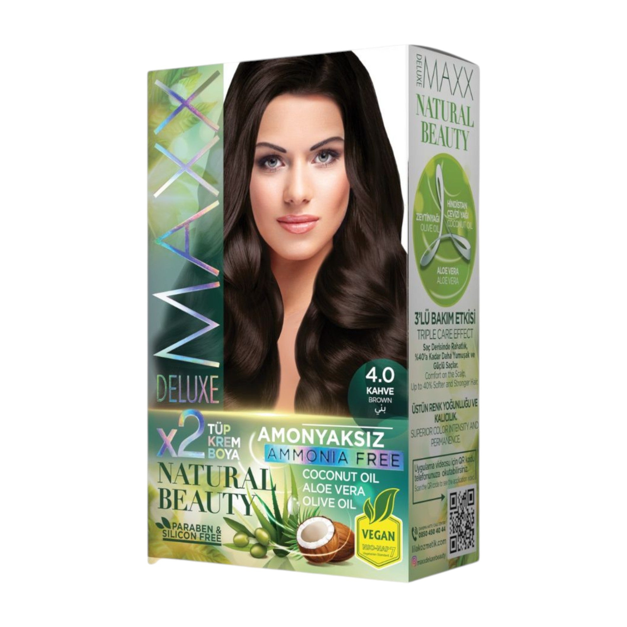 Maxx Deluxe - Natural Beauty Hair Colour Ammonia Free (2 Applications)