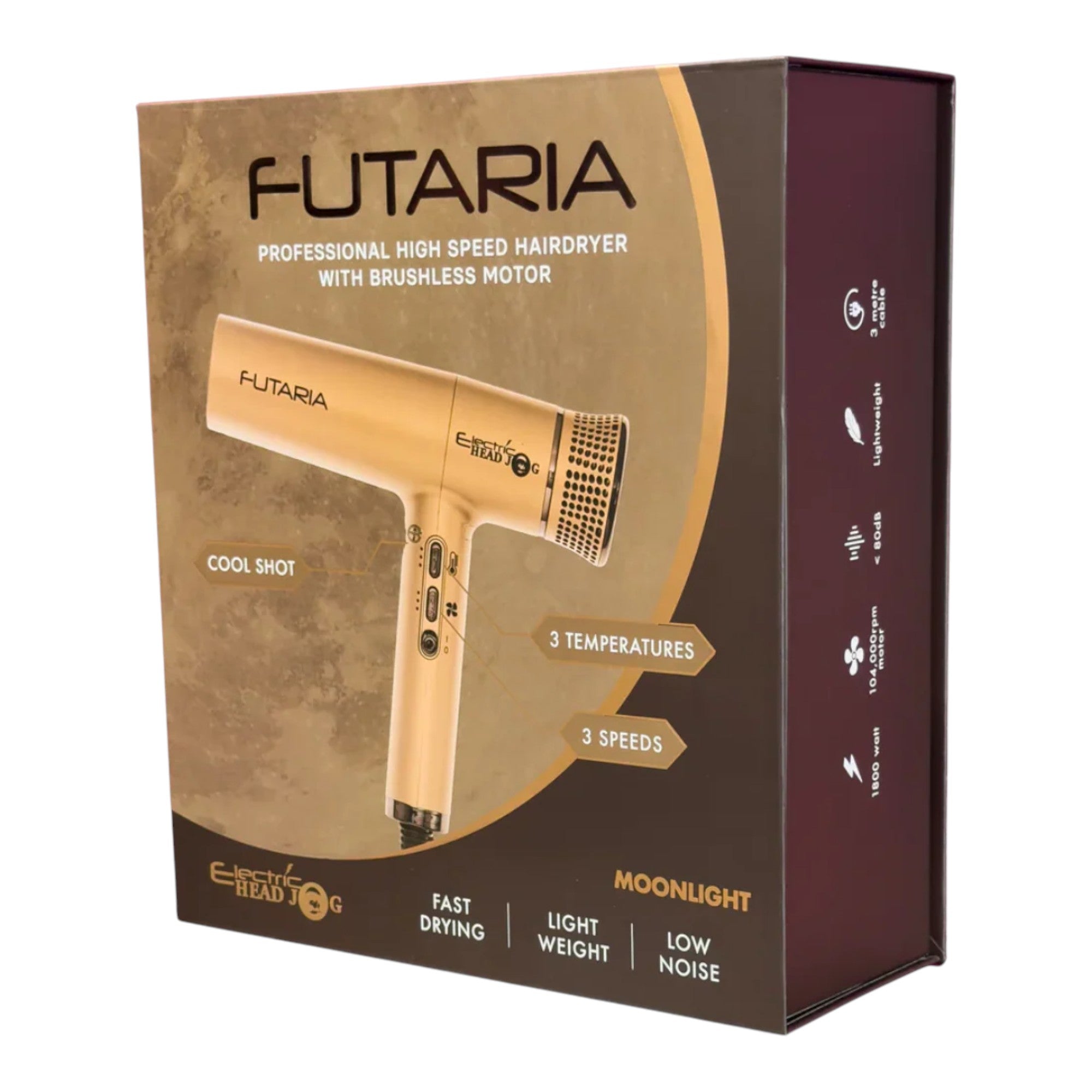 Electric Head Jog - Futaria Hair Dryer 1800W Moonlight