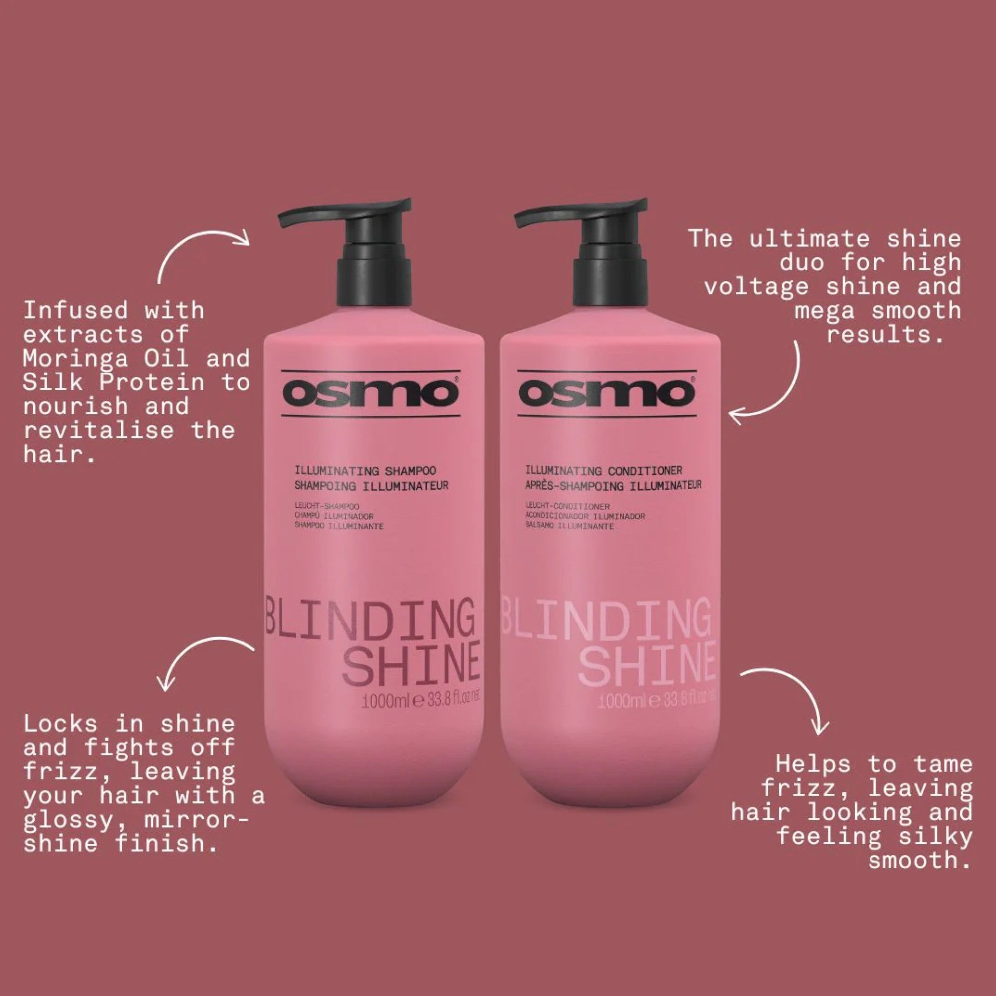 Osmo - DUO Blinding Shine Shampoo & Conditioner