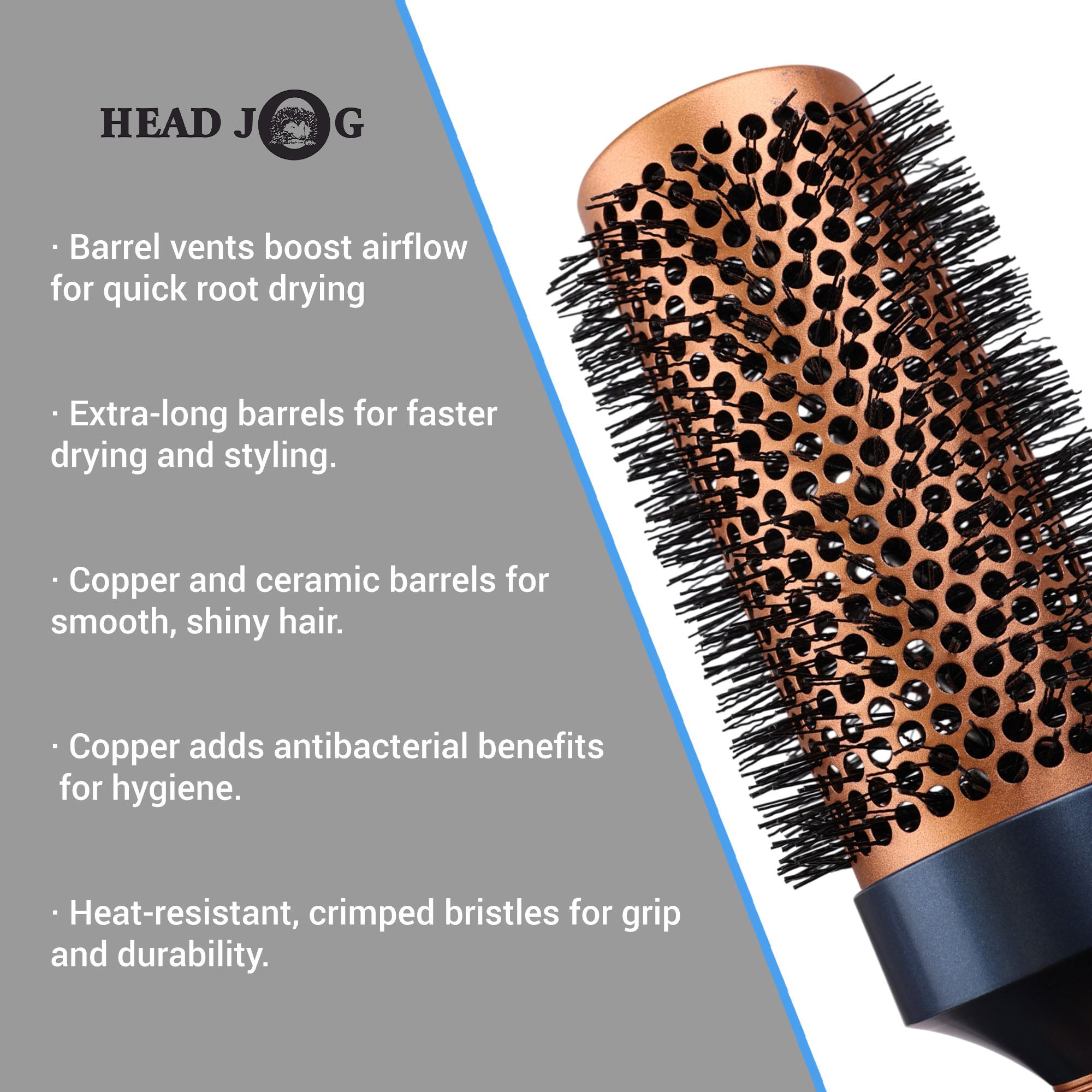 Head Jog - Twilight XL Radial Round Brush