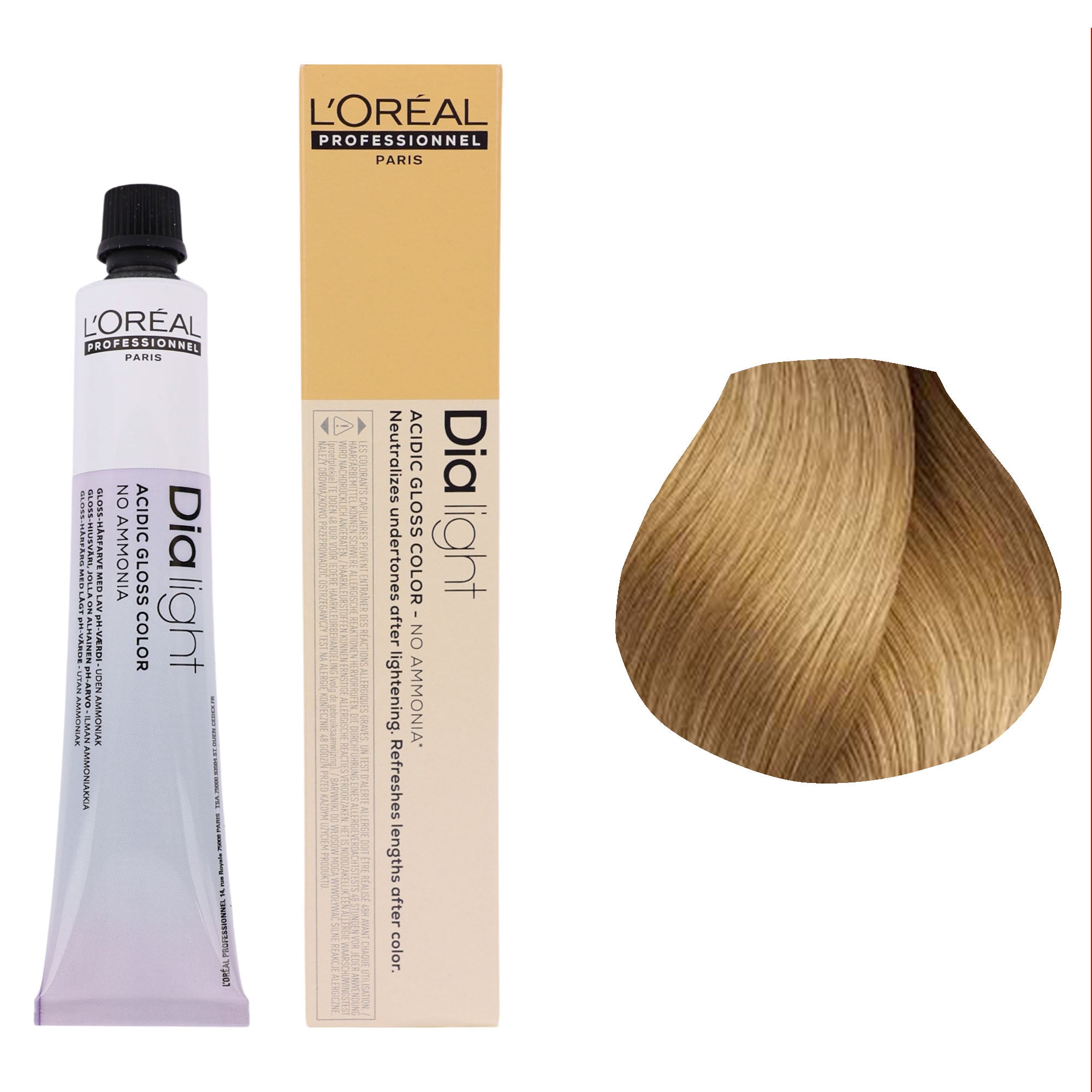 Loreal Professionnel - Dia Light Demi Permanent Acidic Gloss Hair Colour Gold Series 50ml