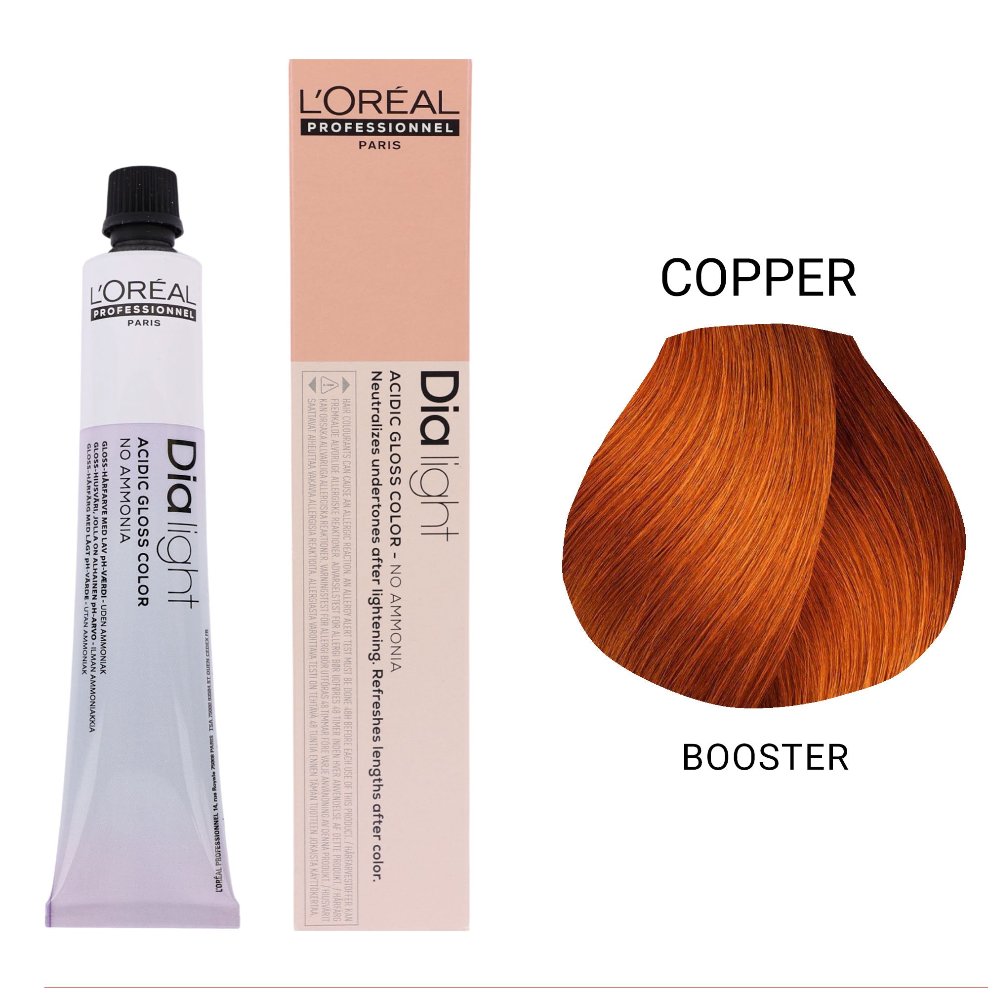 Loreal Professionnel - Dia Light Demi Permanent Acidic Gloss Hair Colour Booster Series 50ml