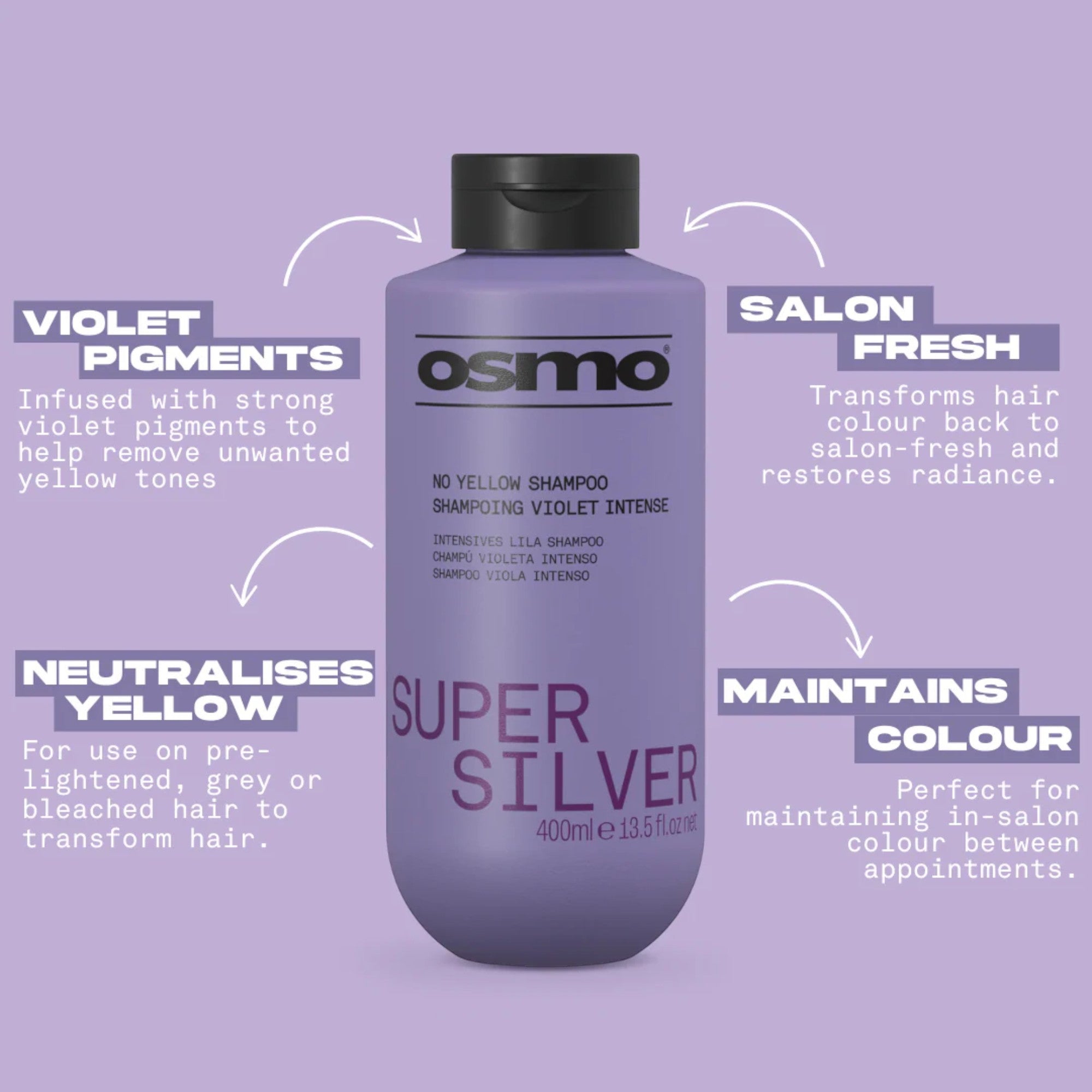 Osmo - Super Silver No Yellow Shampoo