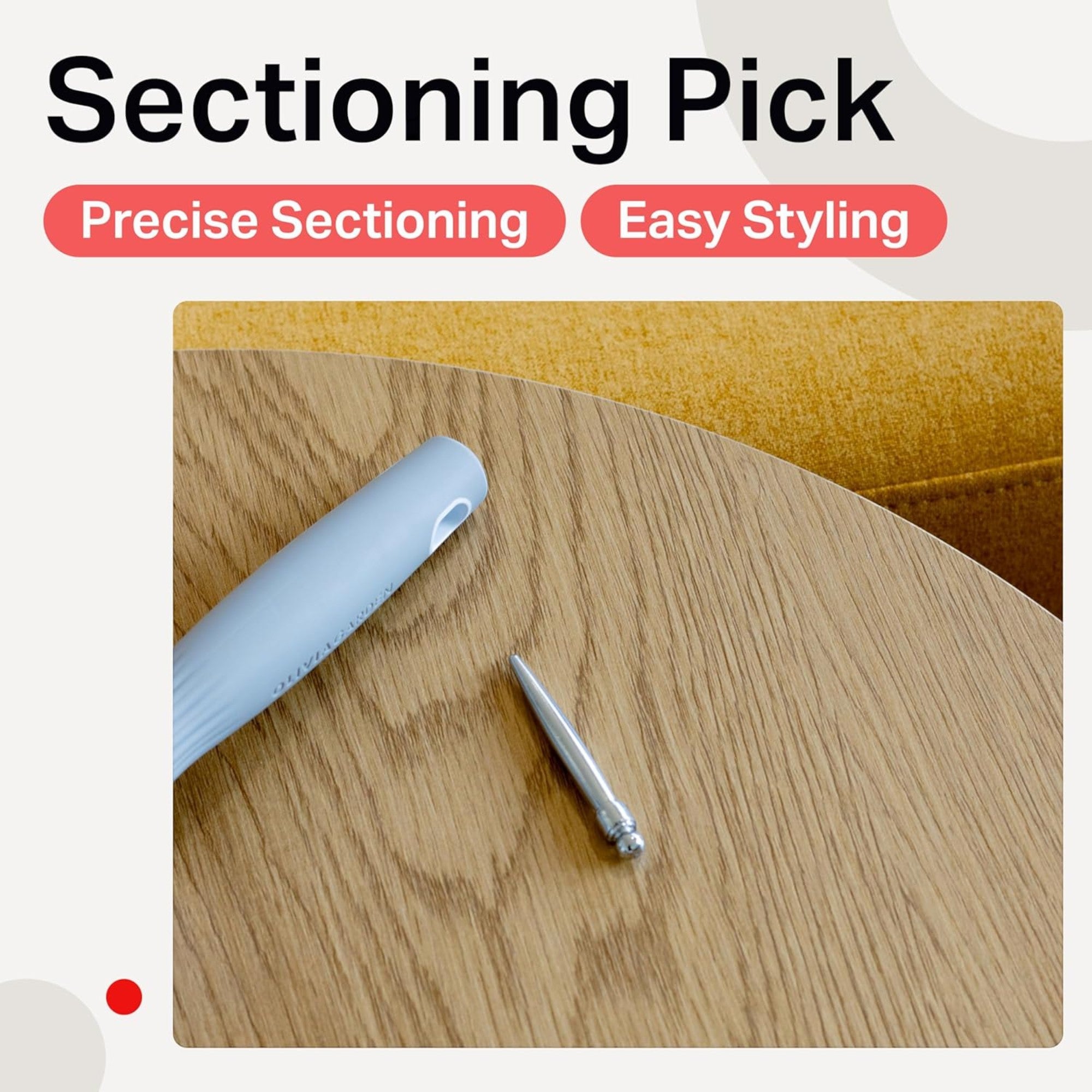 Olivia Garden - Expert Blowout Speed Wavy Bristles White & Grey 55mm