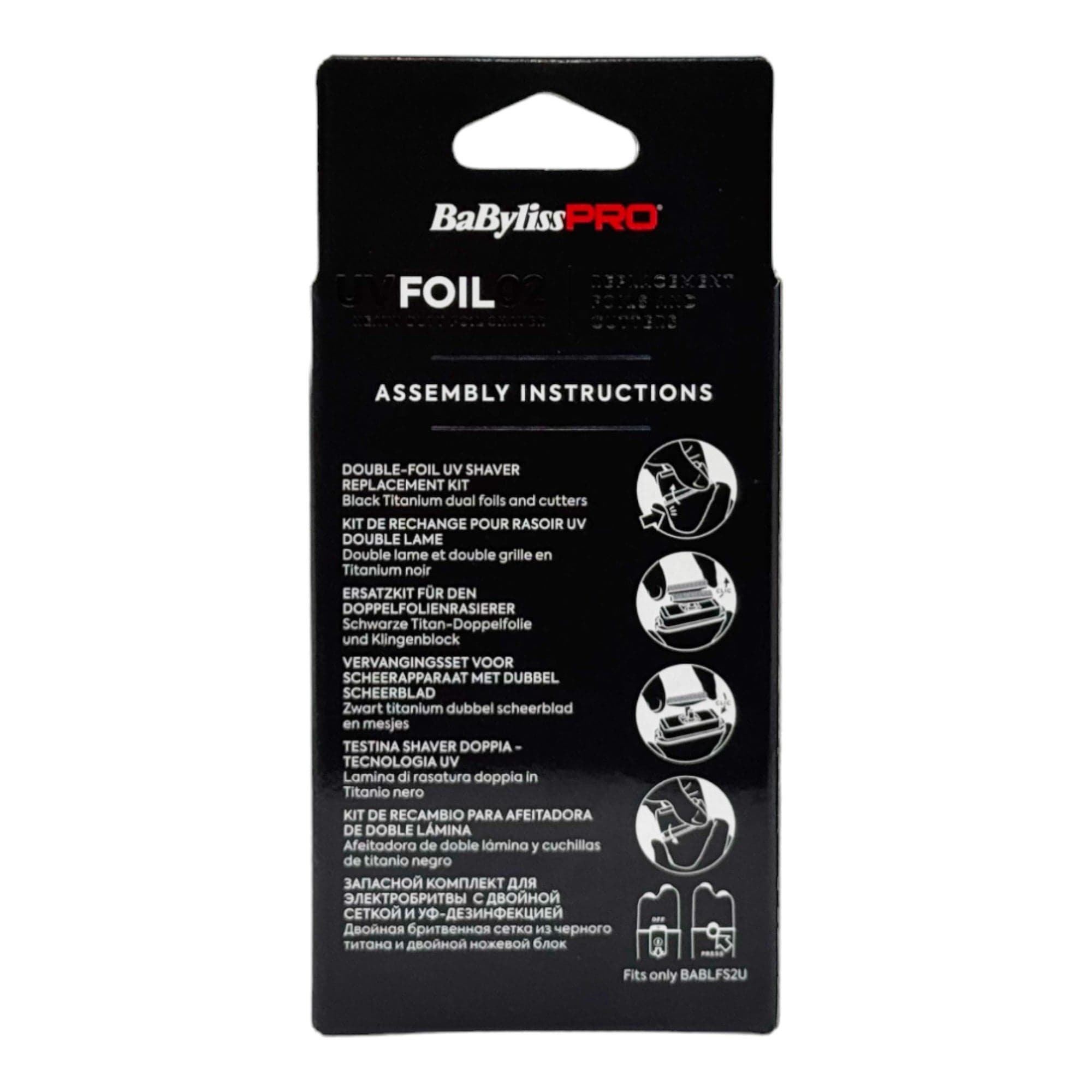 Babyliss Pro - Replacement Foils & Cutters UVFOIL02