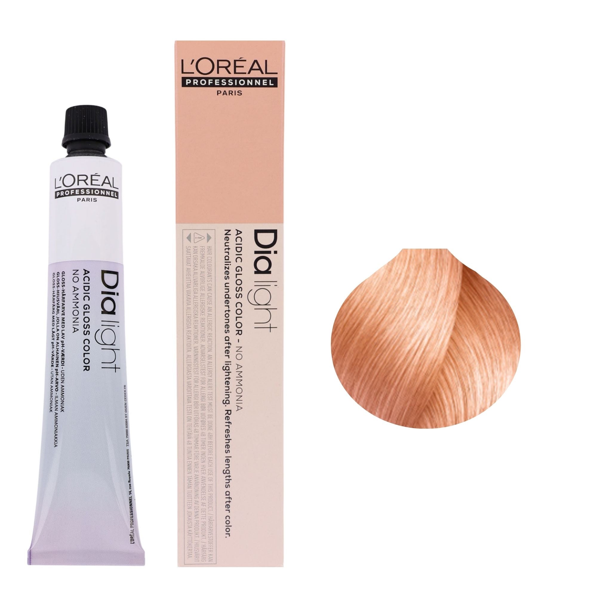 Loreal Professionnel - Dia Light Demi Permanent Acidic Gloss Hair Colour Warm Series 50ml