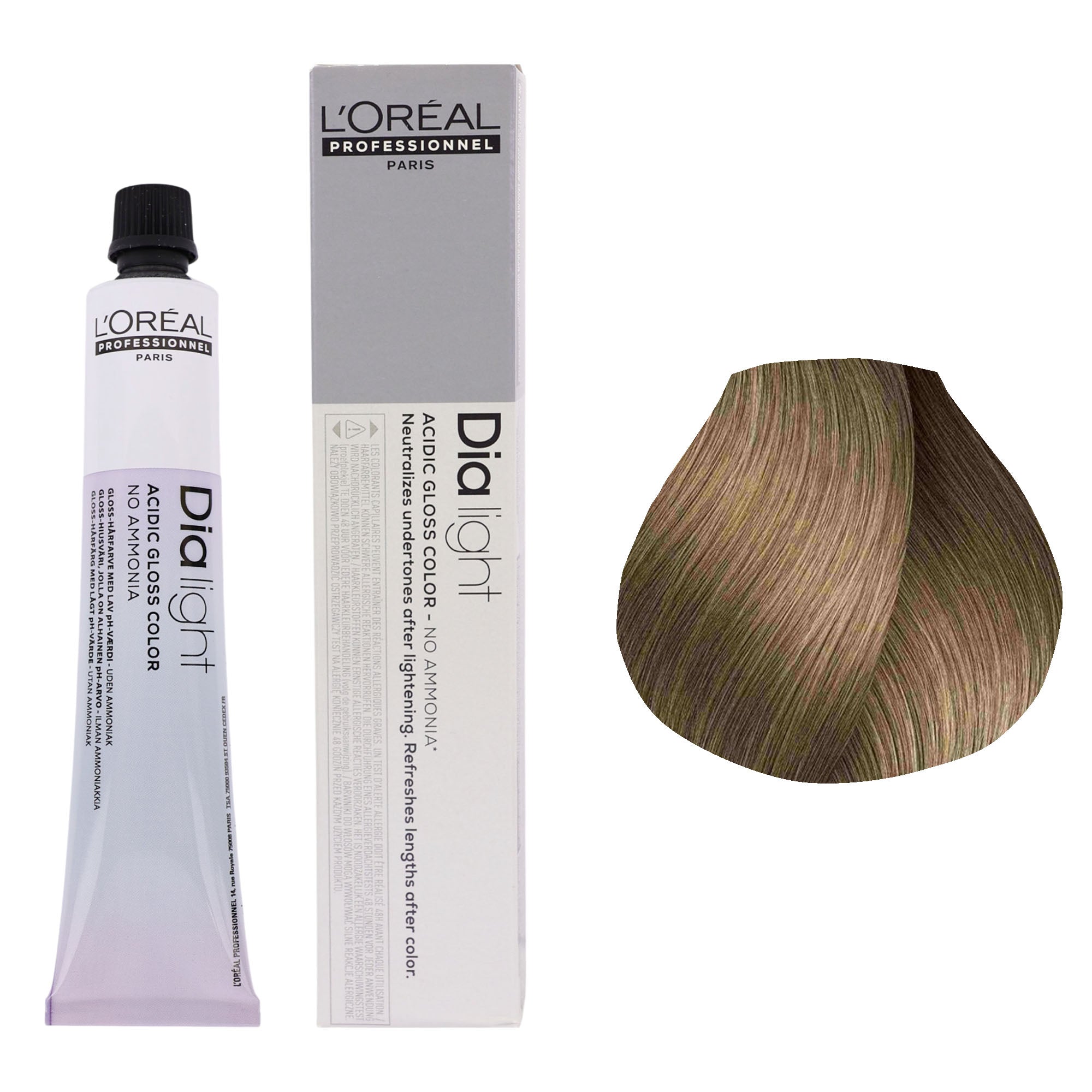 Loreal Professionnel - Dia Light Demi Permanent Acidic Gloss Hair Colour Natural Series 50ml