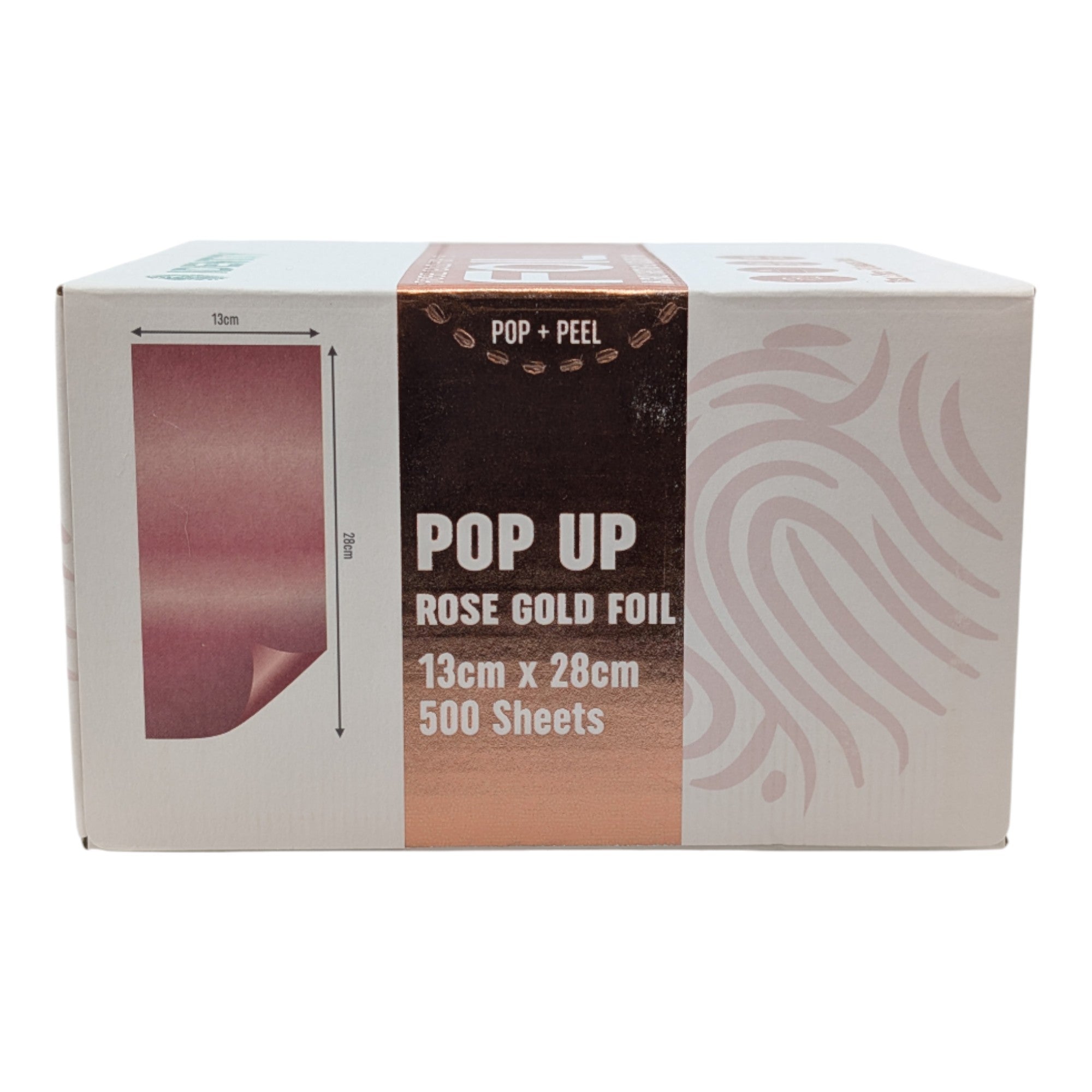 Identity - Pop Up Foil Embossed 130mm x 280mm (500 Sheets) - Rose Gold