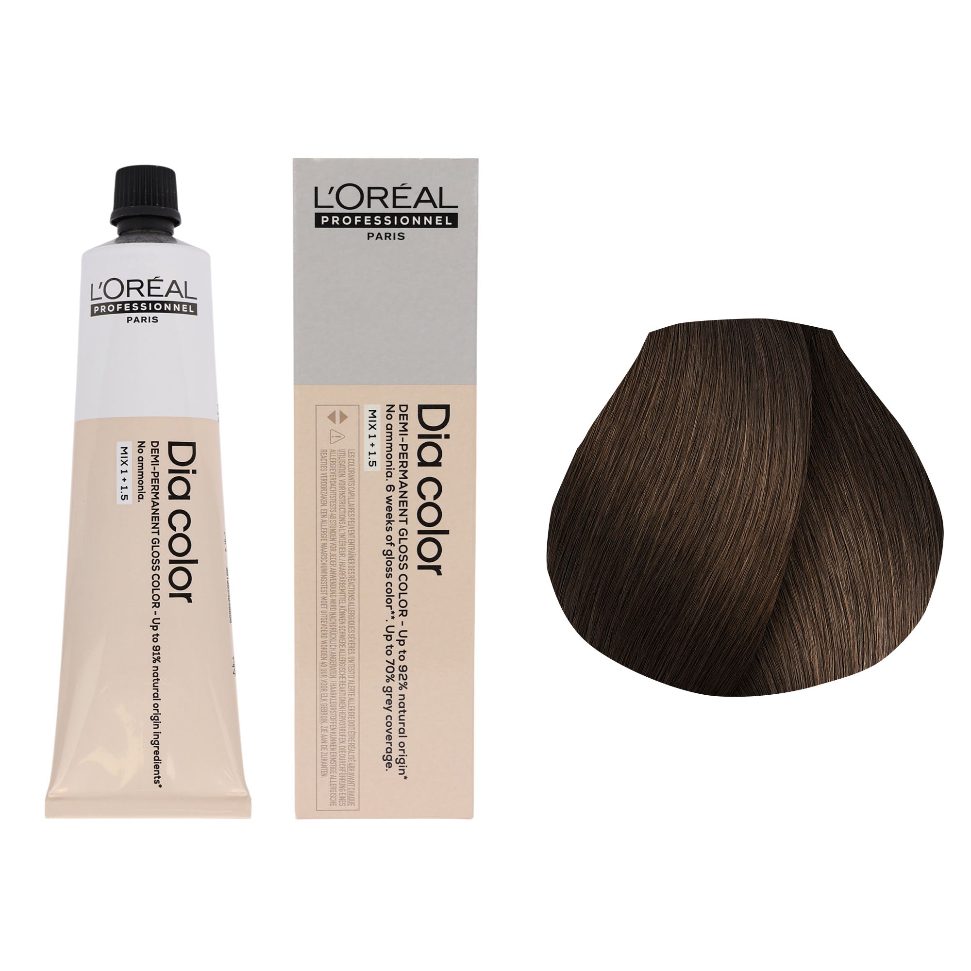 Loreal Professionnel - Dia Color Demi Permanent Gloss Hair Colour Natural Series 60ml