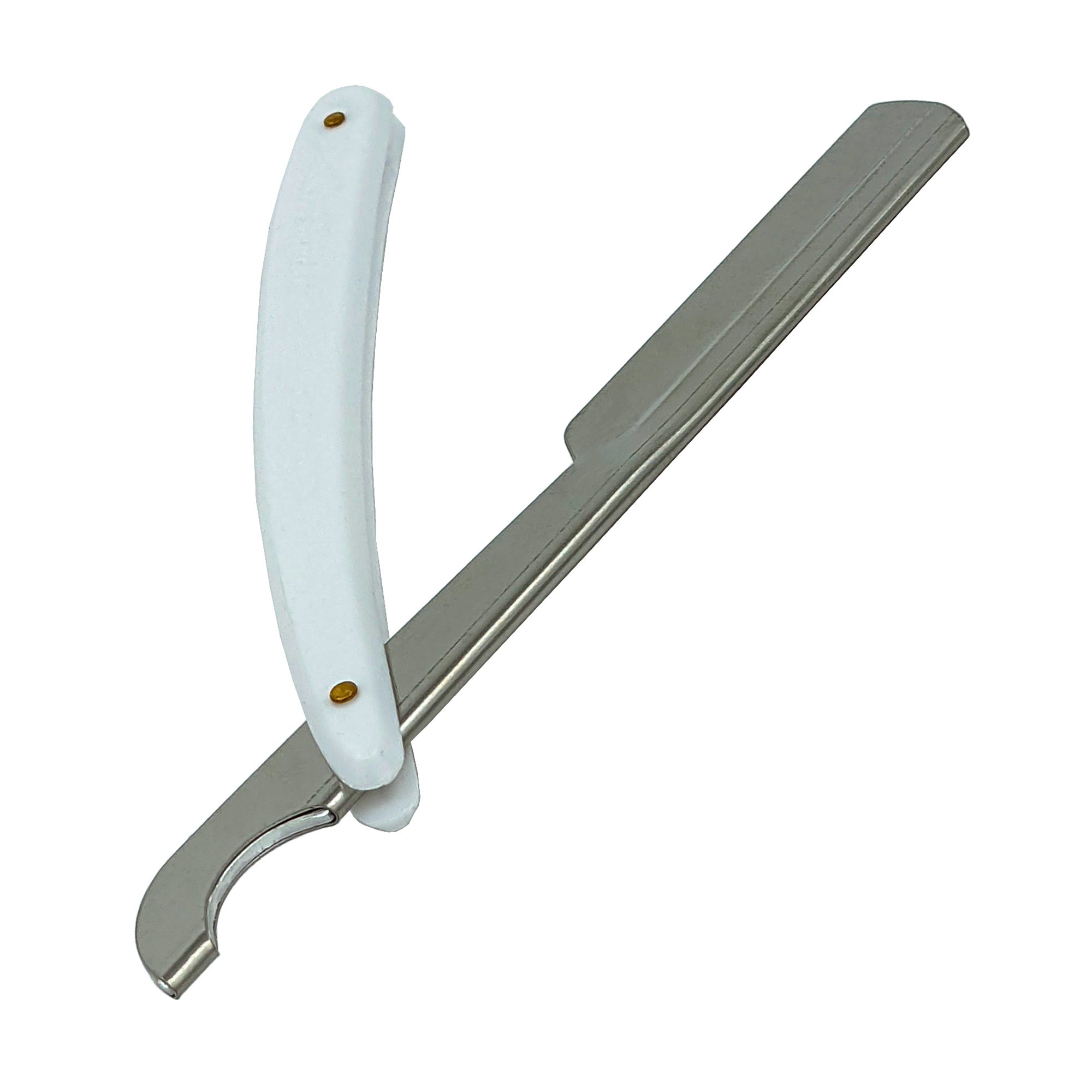 Ali Biyikli - Cut Throat Straight Razor Barber Style White 22cm