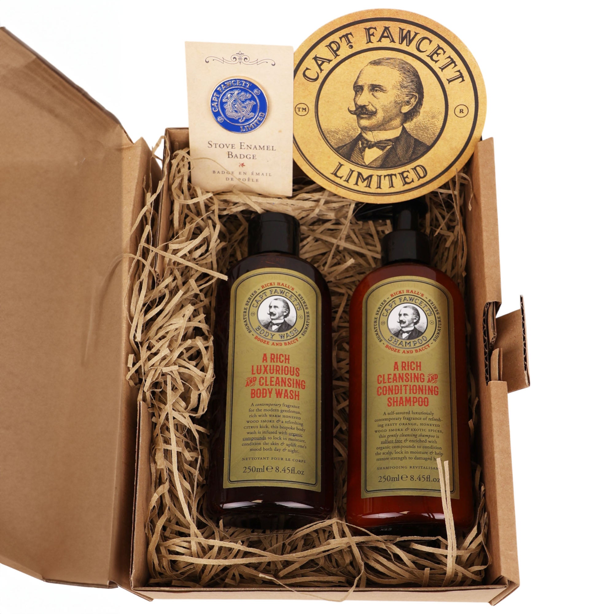 Captain Fawcett - Ricki Hall's Booze & Baccy Hair & Body Wash Gift Set 250ml