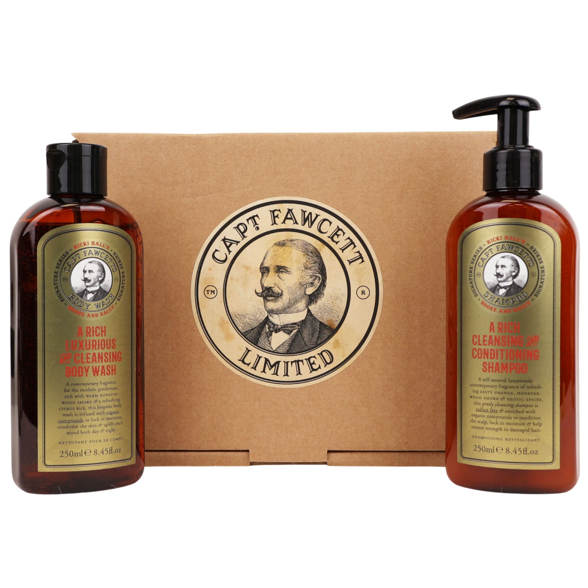 Captain Fawcett - Ricki Hall's Booze & Baccy Hair & Body Wash Gift Set 250ml