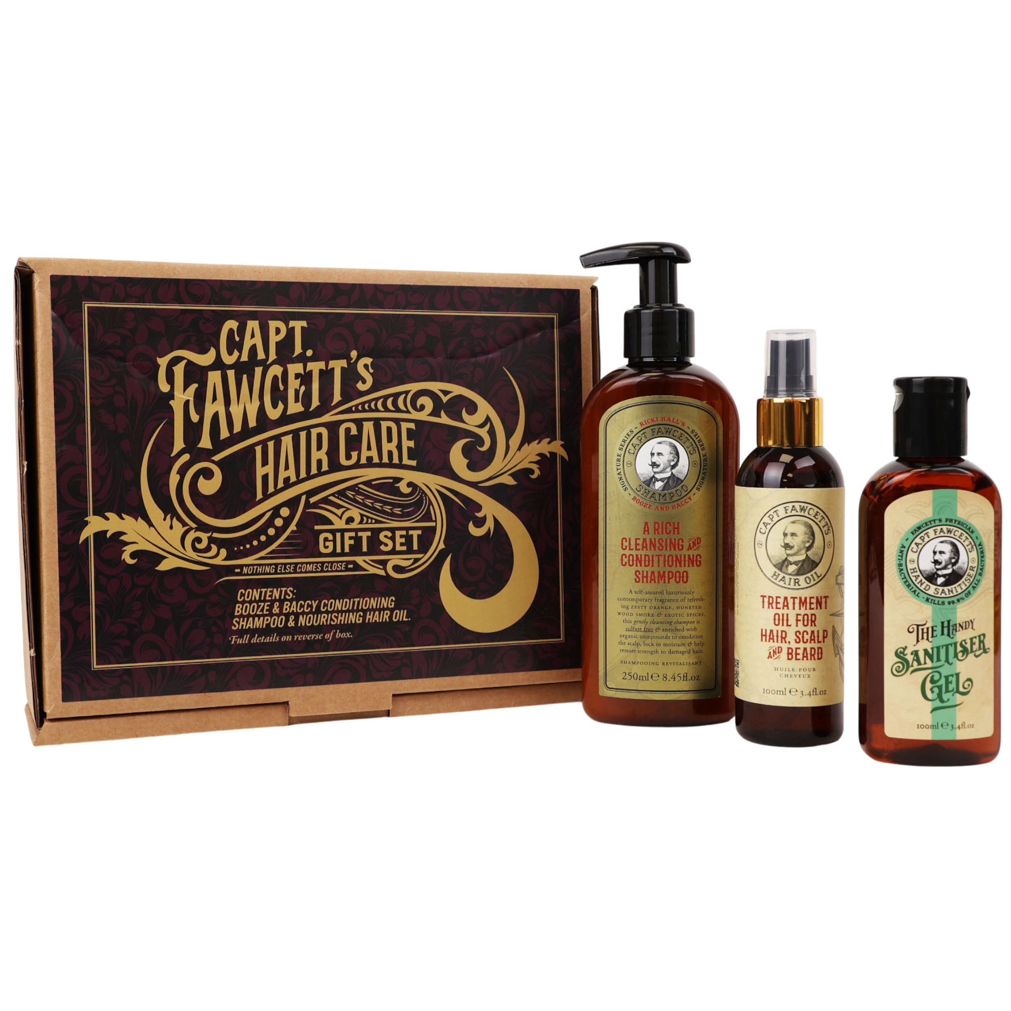 Captain Fawcett - Hair Care Gift Set