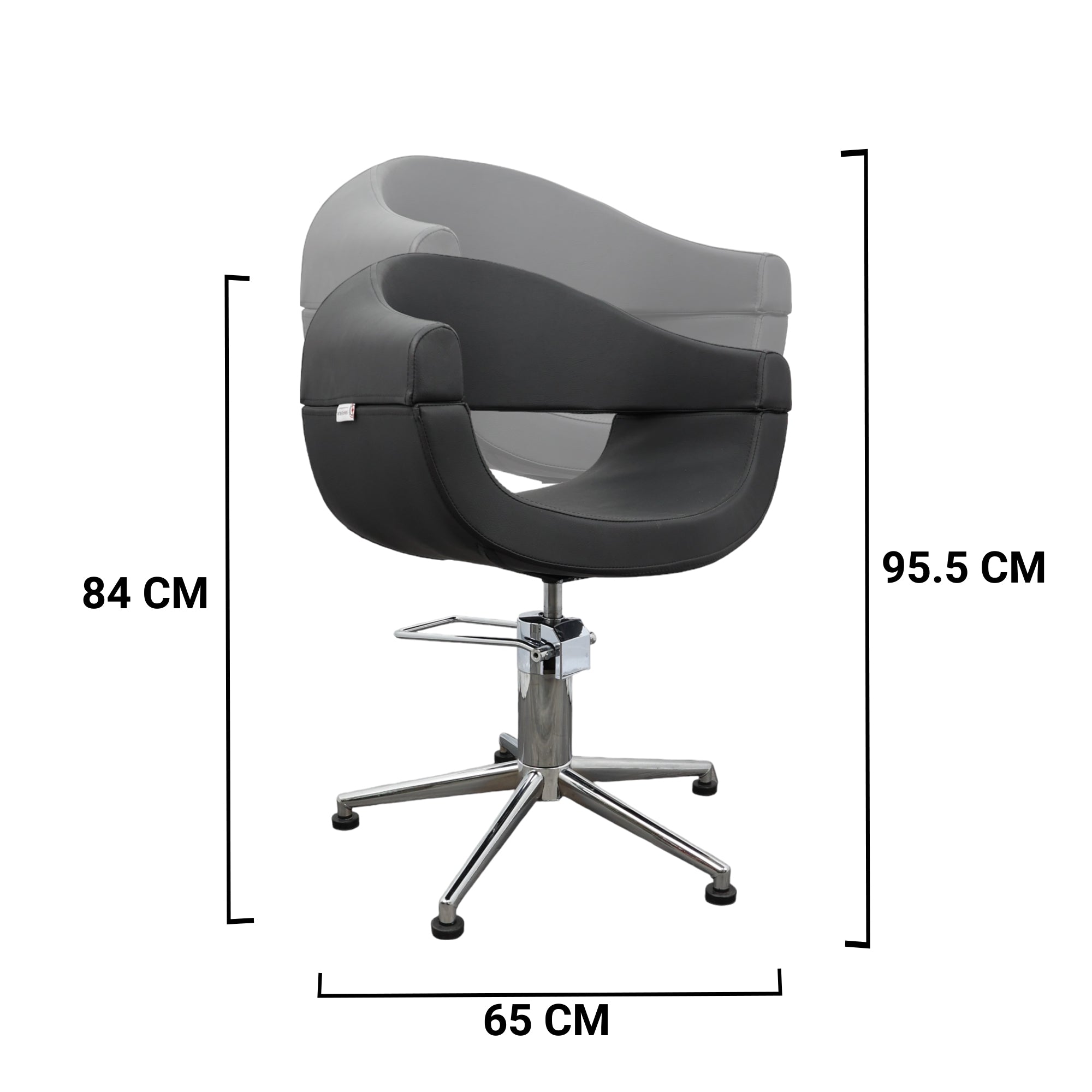 Salon Styling Chair - Sleek Curves Modern Chair