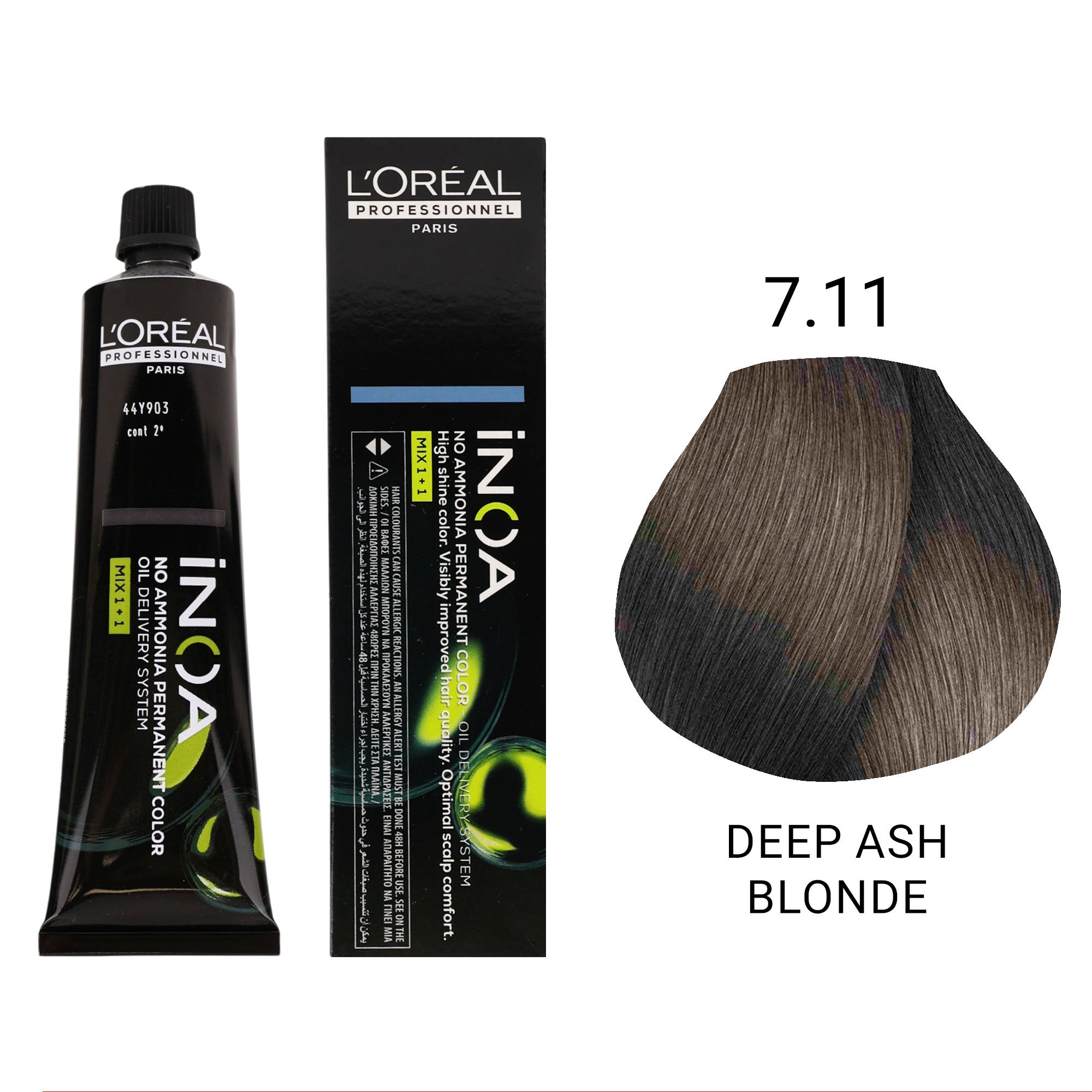 Loreal Professionnel - INOA No Ammonia Permanent Hair Colour Ash Series 60ml