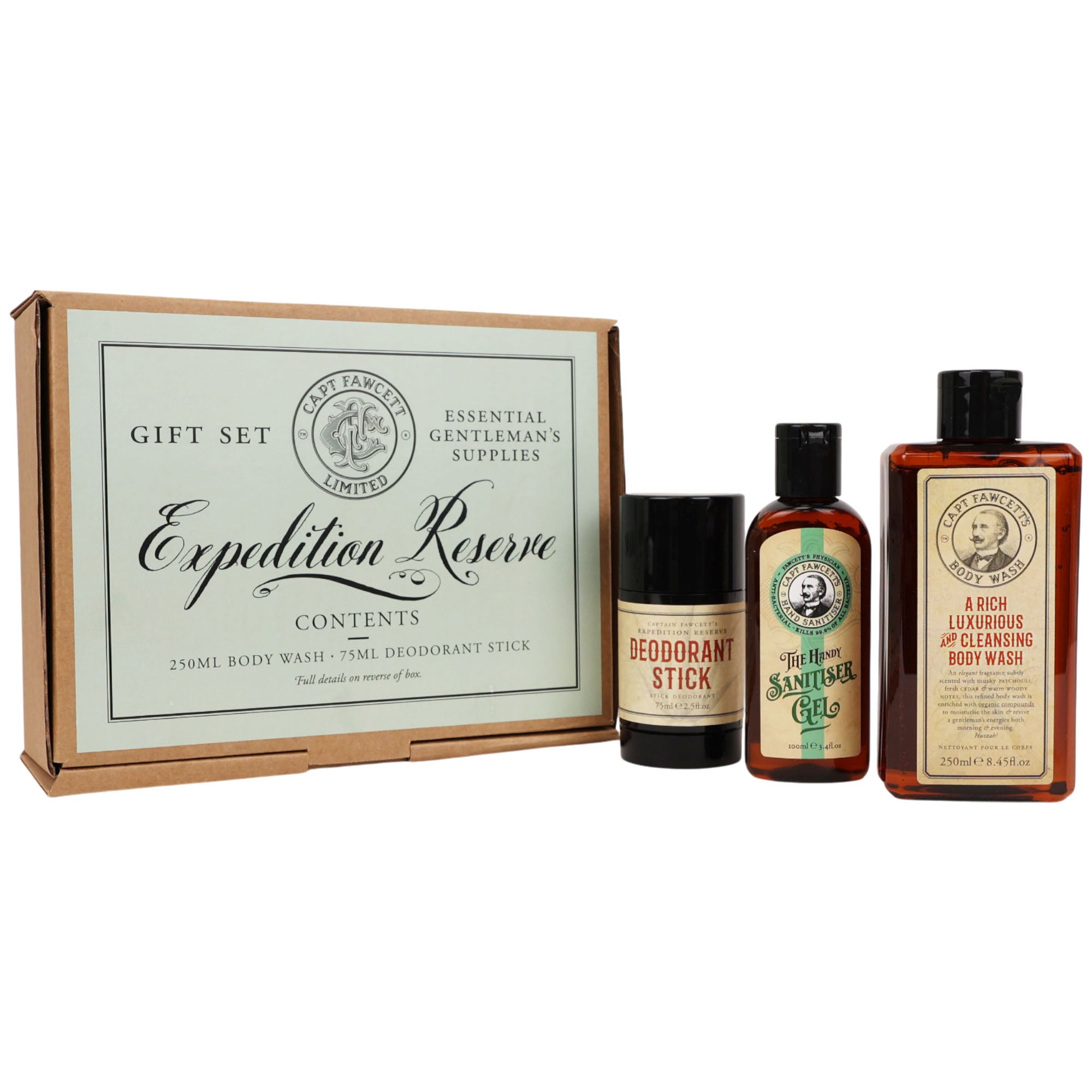 Captain Fawcett - Expedition Reserve Essential Gentleman's Supplies Gift Set