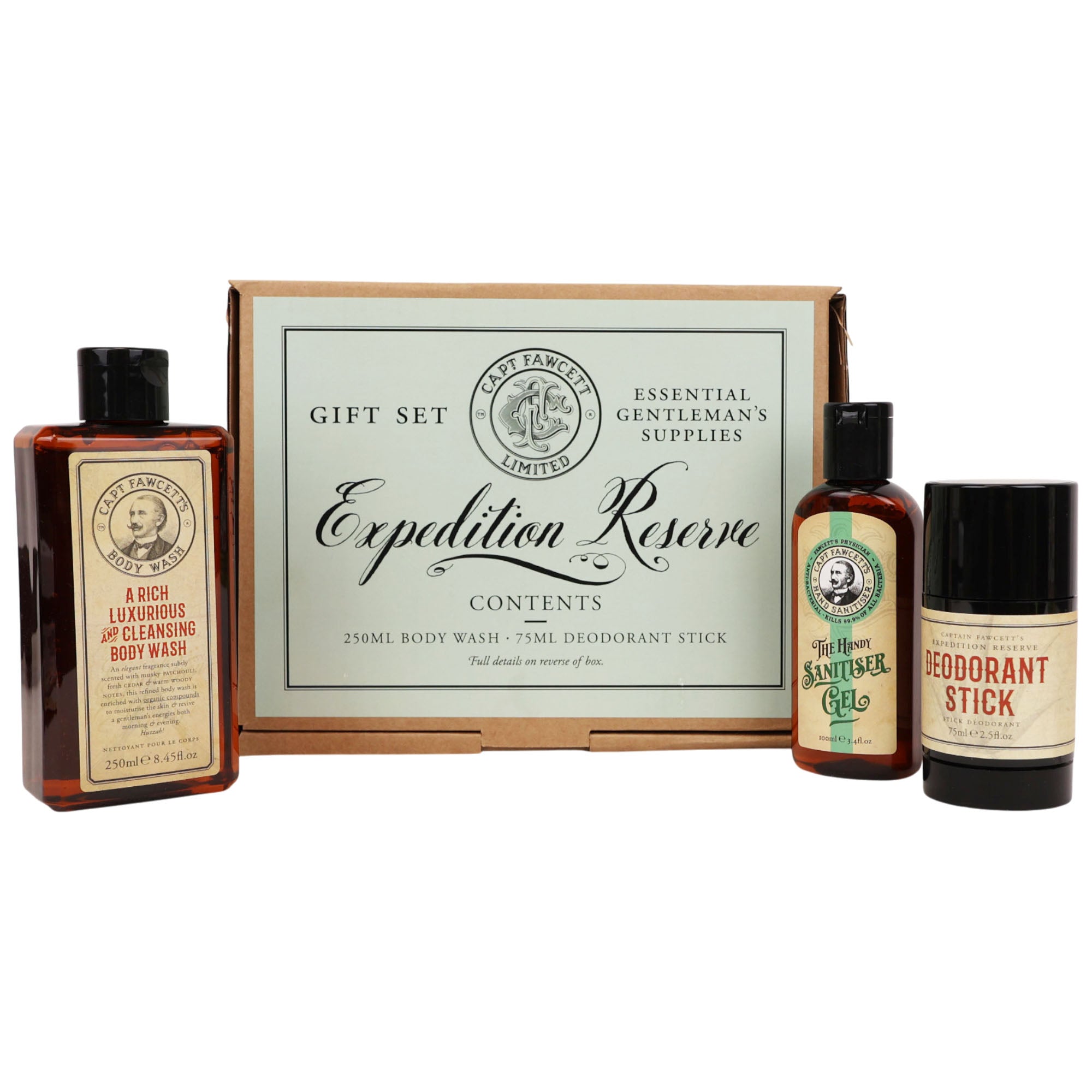 Captain Fawcett - Expedition Reserve Essential Gentleman's Supplies Gift Set